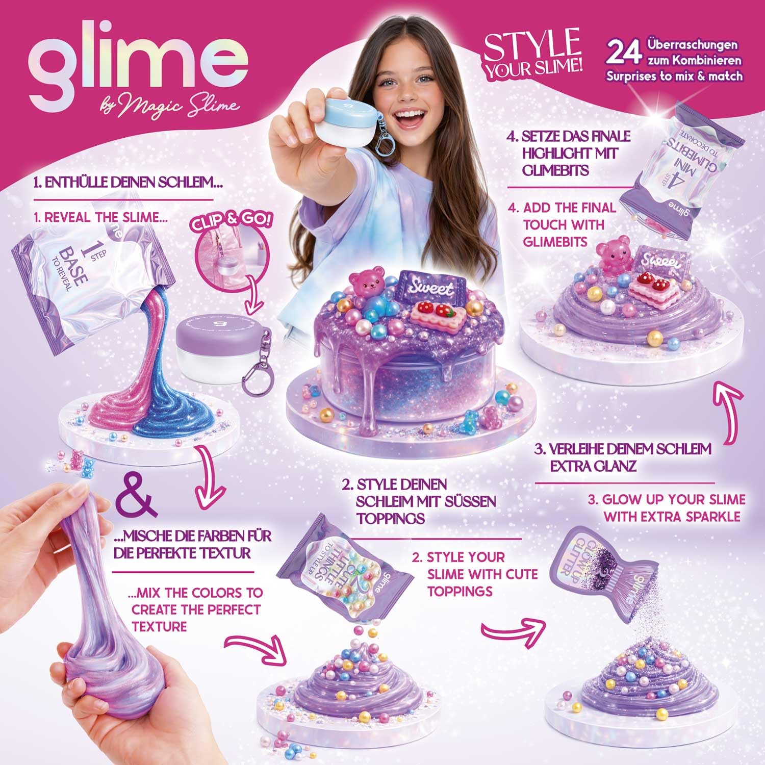 craze-magic-dough-glime-adventskalender-2026-slime-24-t-rchen image 3