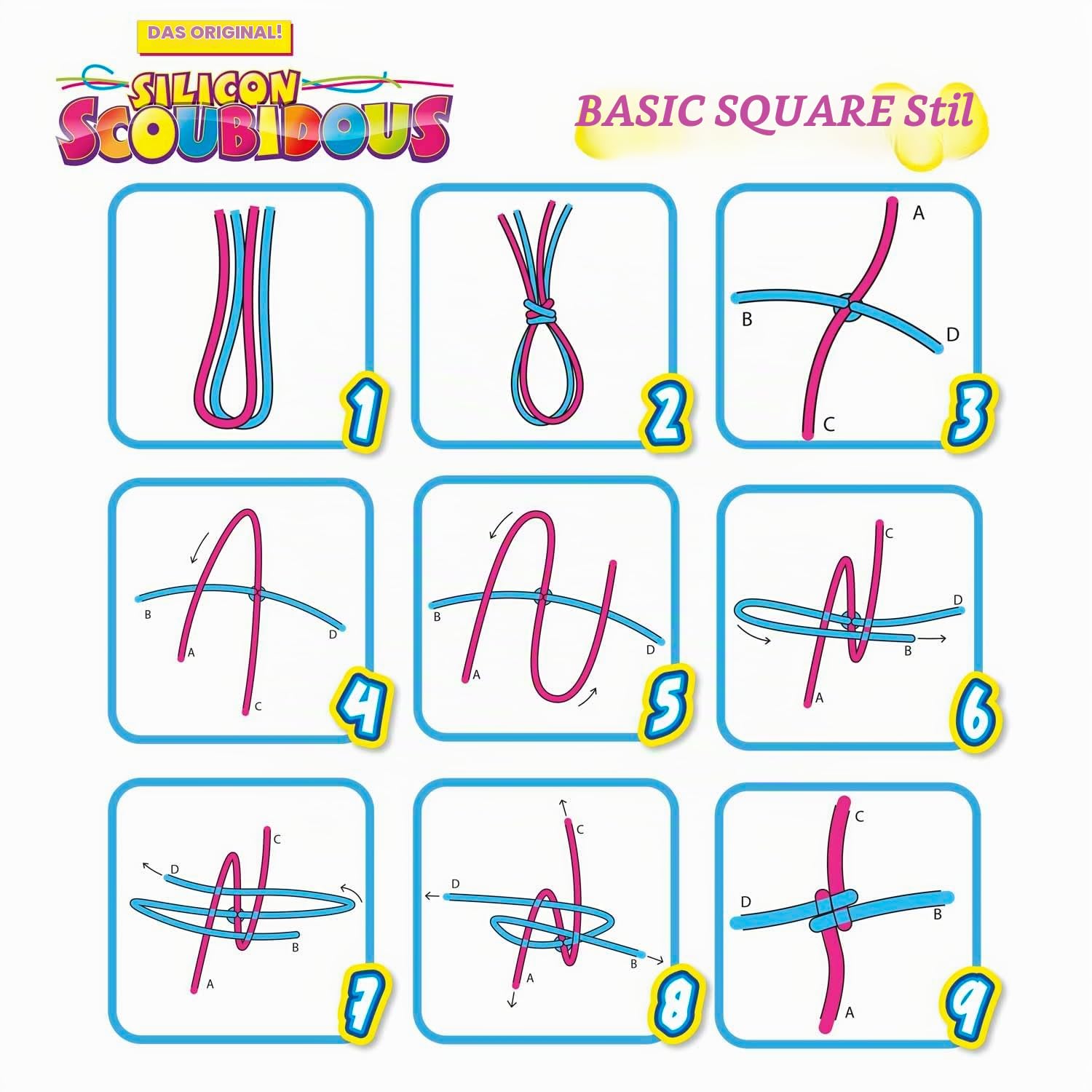 craze-scoubidou-b-nder-set-xxl-14-silikonb-nder-bastelset image 5