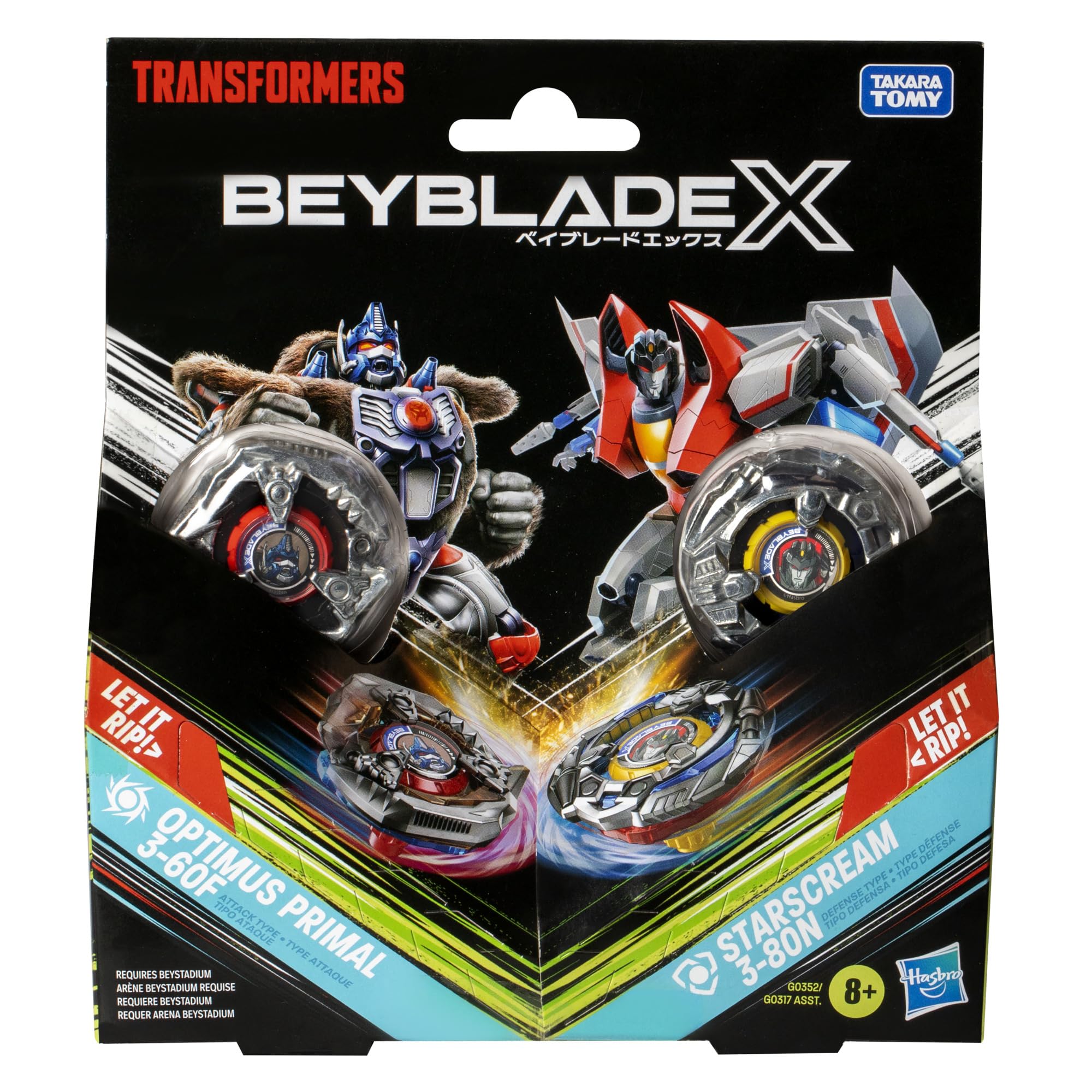 beyblade-x-optimus-primal-3-60f-vs-starscream-kreisel-multipack image 3