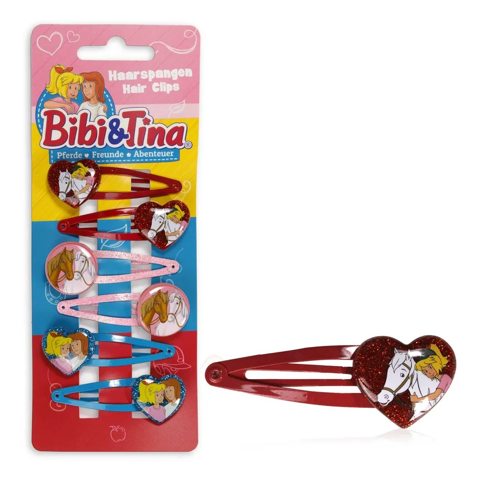 craze-bibi-tina-haarspangen-f-r-m-dchen-6-st-ck-mehrfarbig image 1