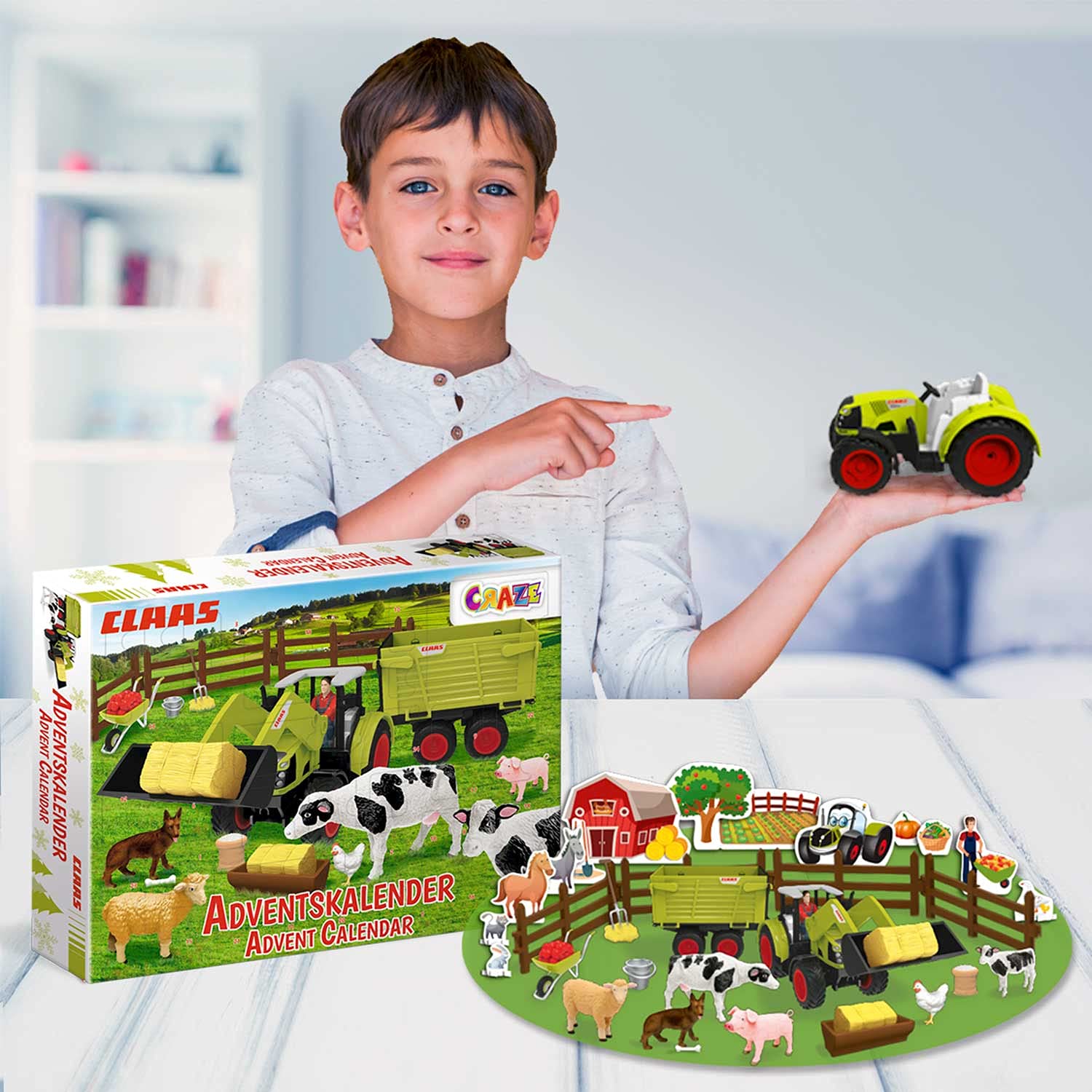 craze-claas-adventskalender-bauernhof-traktor-f-r-kinder-24-teile image 5