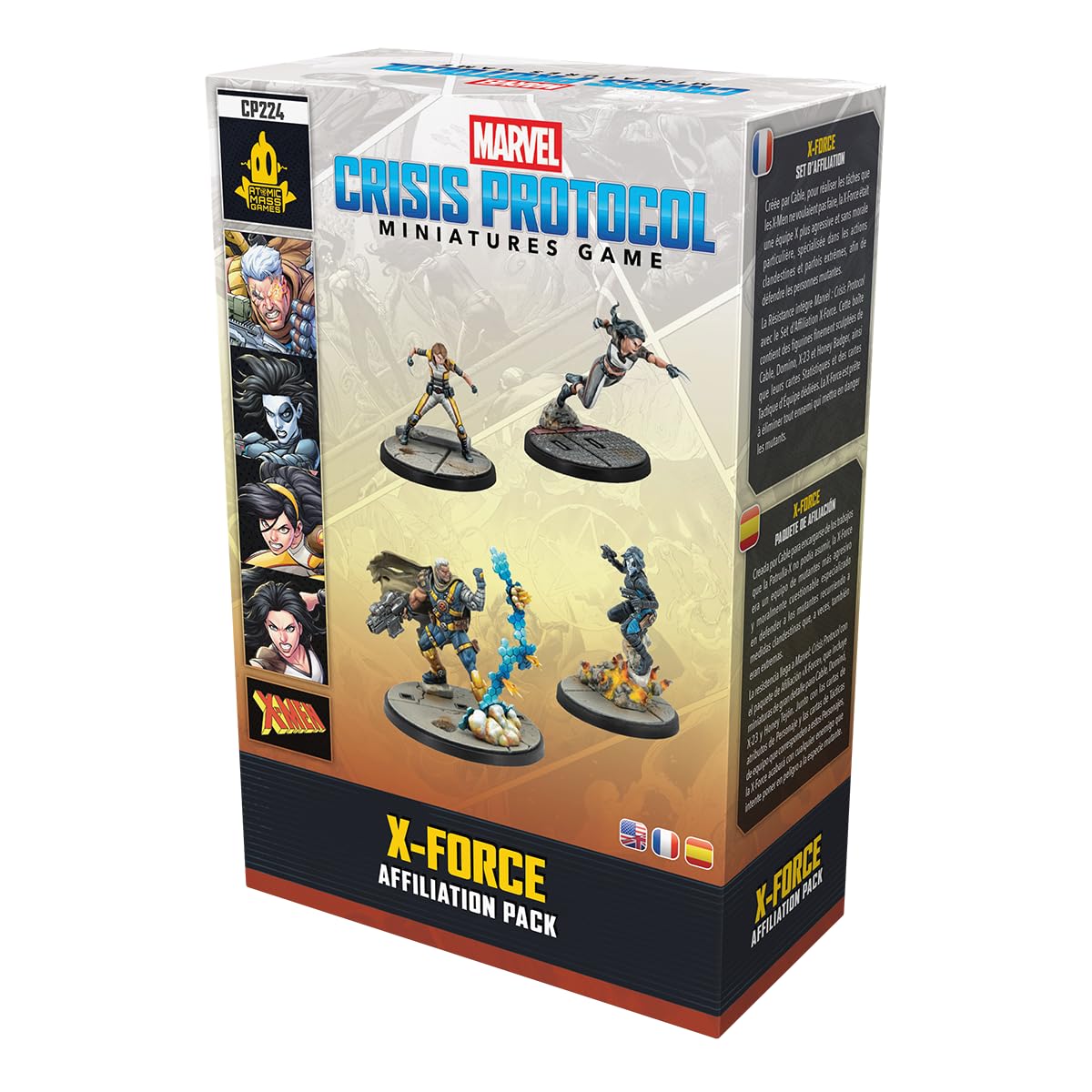 marvel-crisis-protocol-x-force-affiliation-pack-figuren image 3