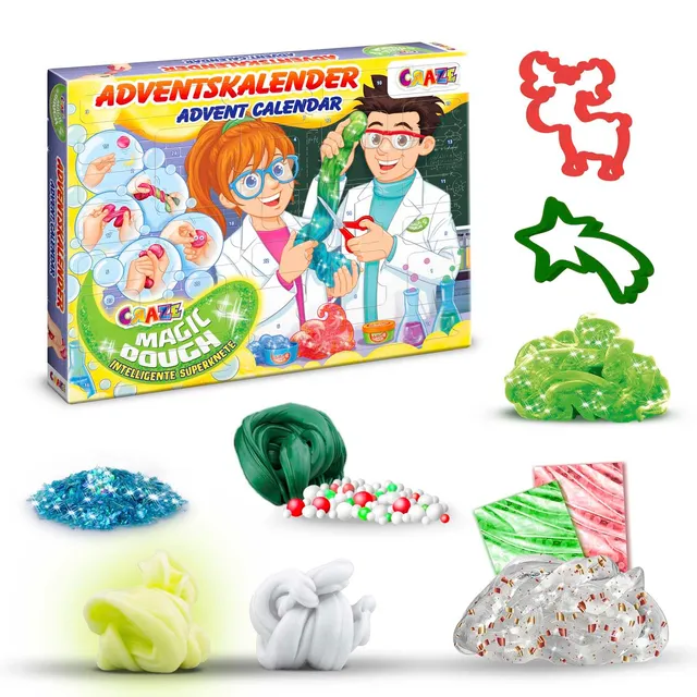 craze-magic-dough-adventskalender-2026-knete-24-t-rchen-ab-3-jahren image 1