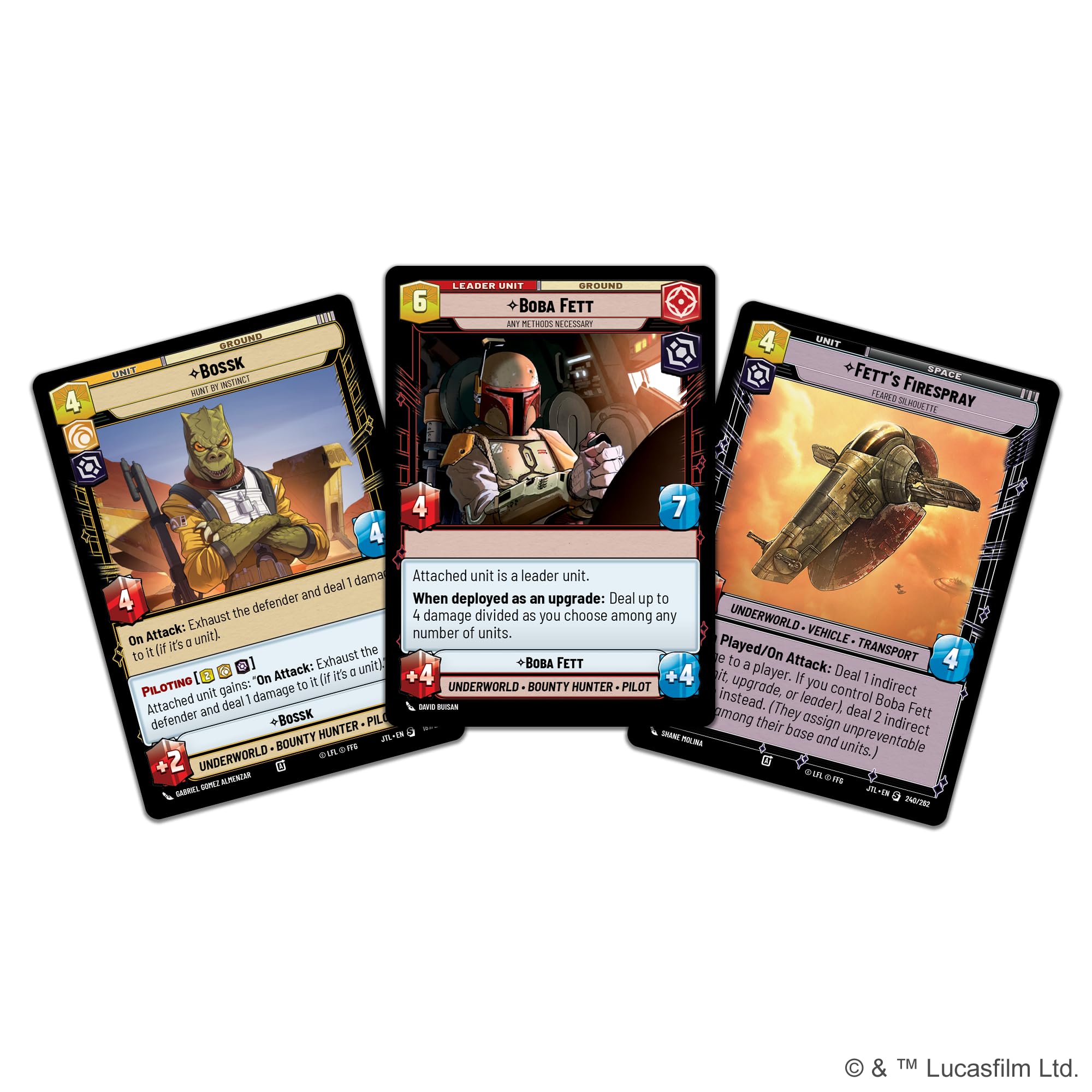 star-wars-unlimited-jump-to-lightspeed-boba-fett-deck-kartenspiel image 3