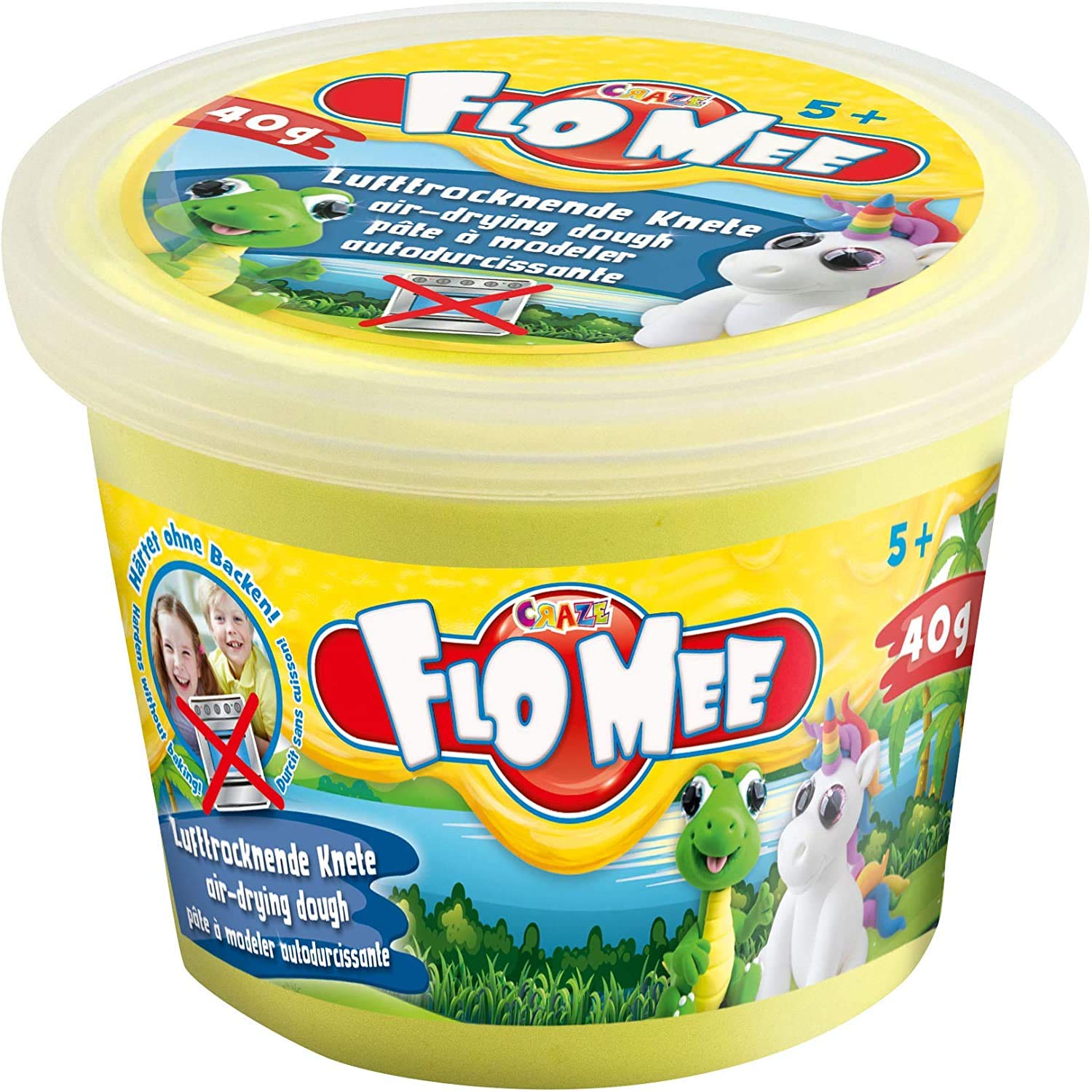 craze-flomee-modelliermasse-knete-rot-40-g-dose image 1