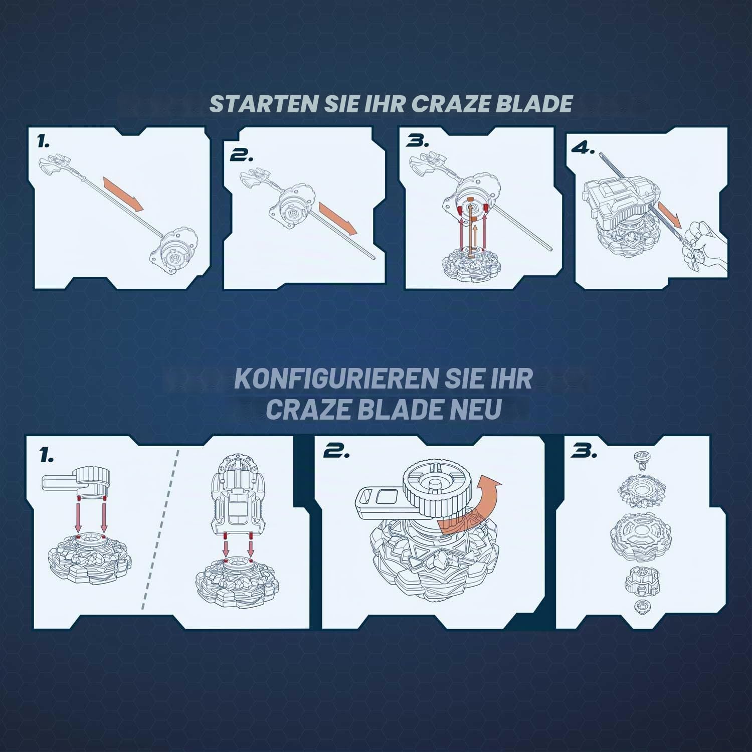 craze-blade-evolution-double-shot-premium-kampfkreisel-metall-gr-n image 3