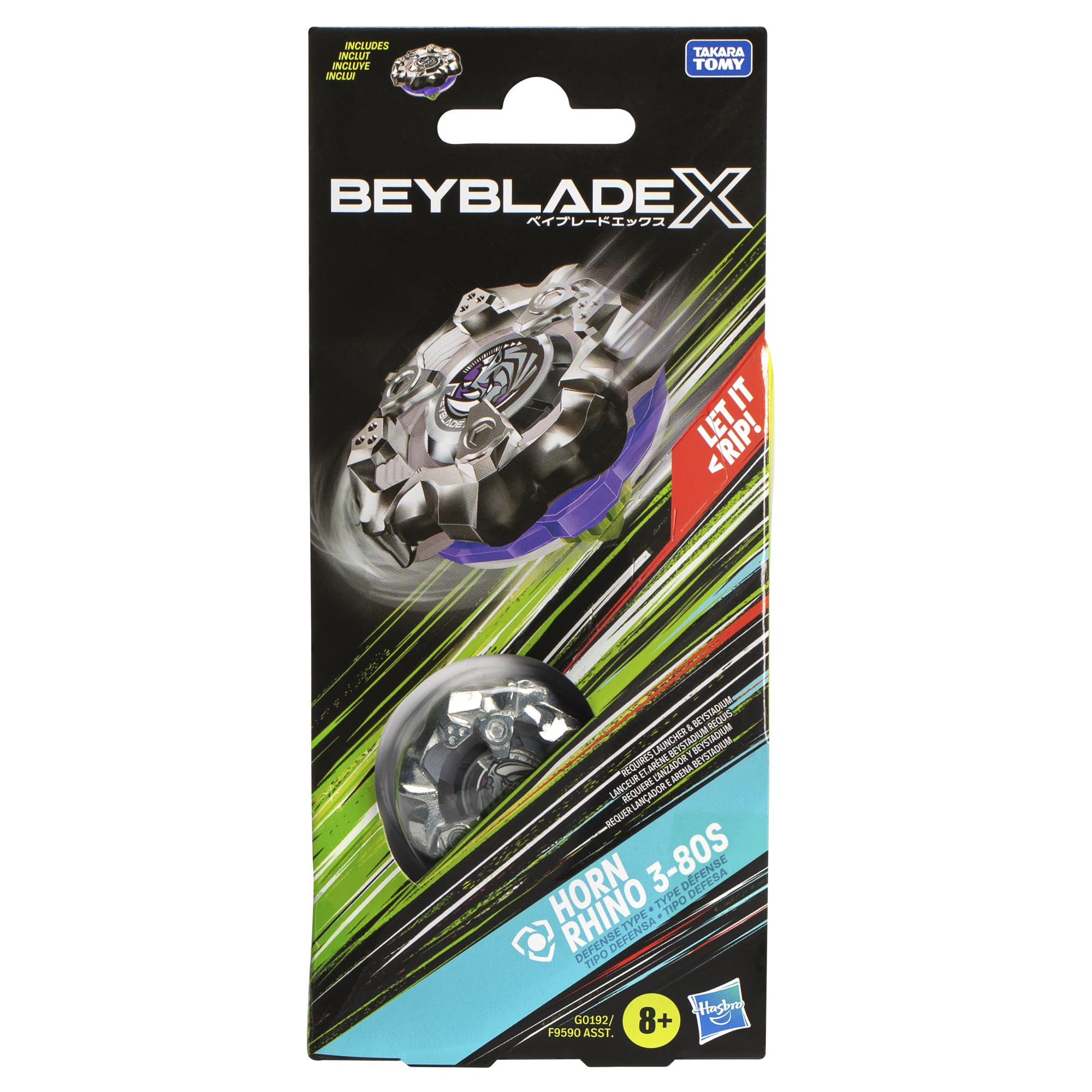 beyblade-x-horn-rhino-3-80s-kreisel-booster-abwehr-typ image 3