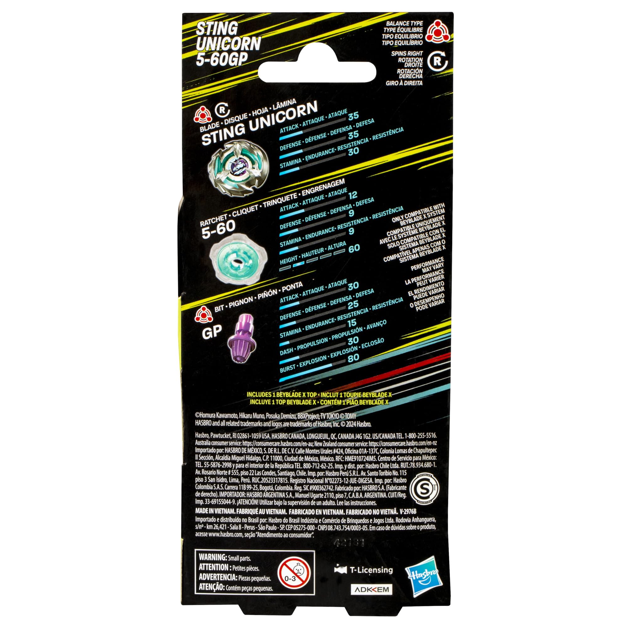 beyblade-x-sting-unicorn-5-60gp-kreisel-balance-booster image 4