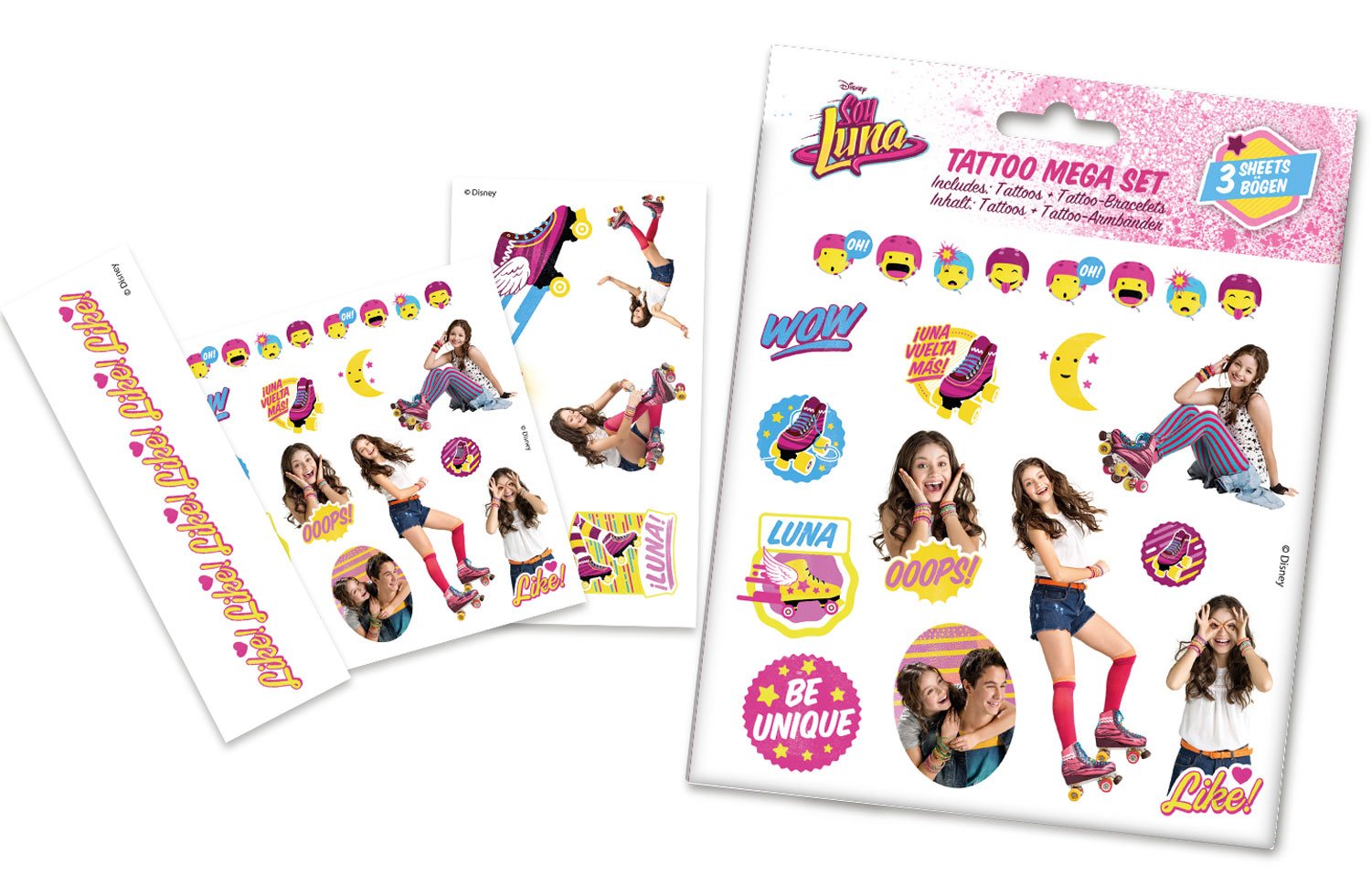 craze-tattoo-mega-set-disney-soy-luna-3-b-gen-sortiert image 2
