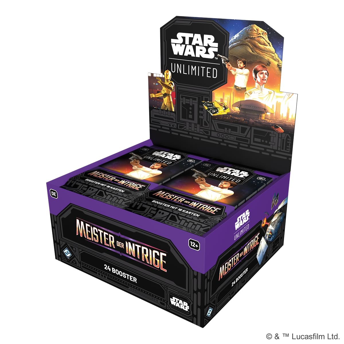 star-wars-unlimited-meister-der-intrige-sammelkarten-display-24-booster image 2
