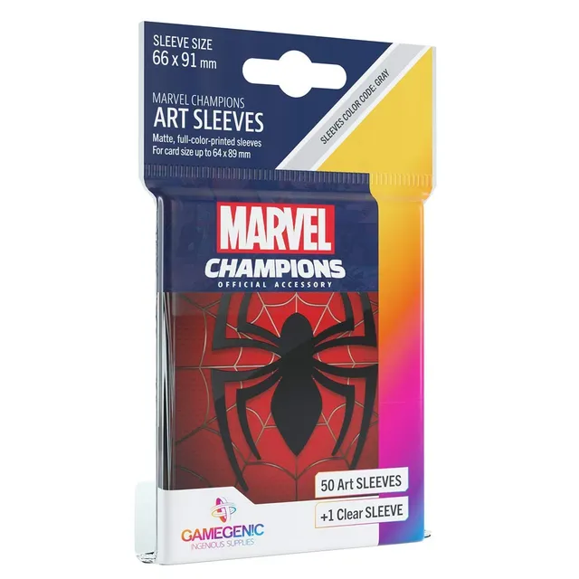 gamegenic-marvel-champions-art-sleeves-spider-man-51-stk image 1
