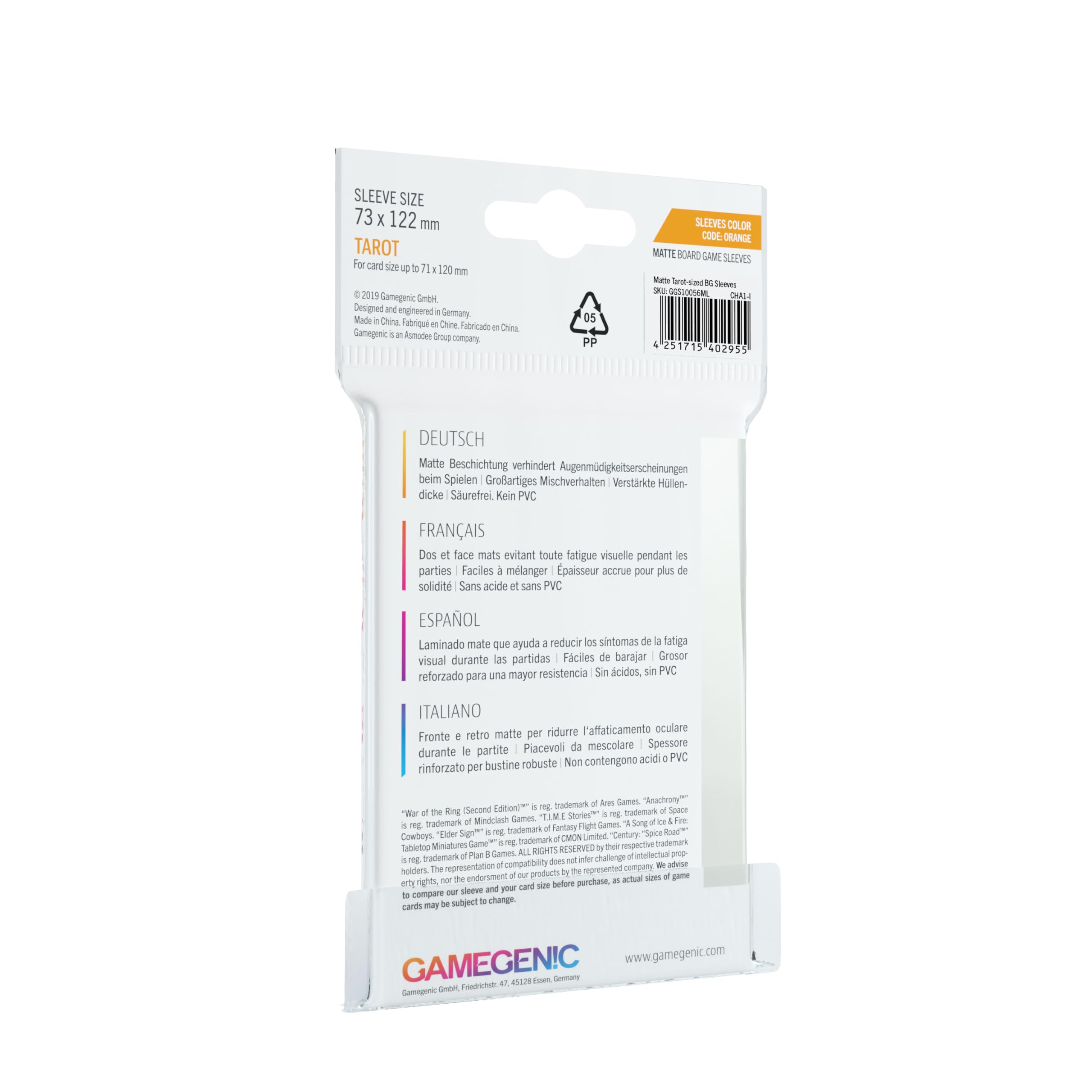 gamegenic-matte-tarot-kartenh-llen-transparent-matt-50-st-ck image 2