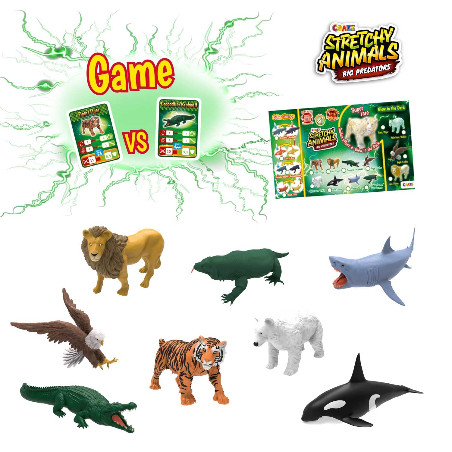 craze-stretchy-animals-big-predators-jumbo-gummitier-raubtiere image 3