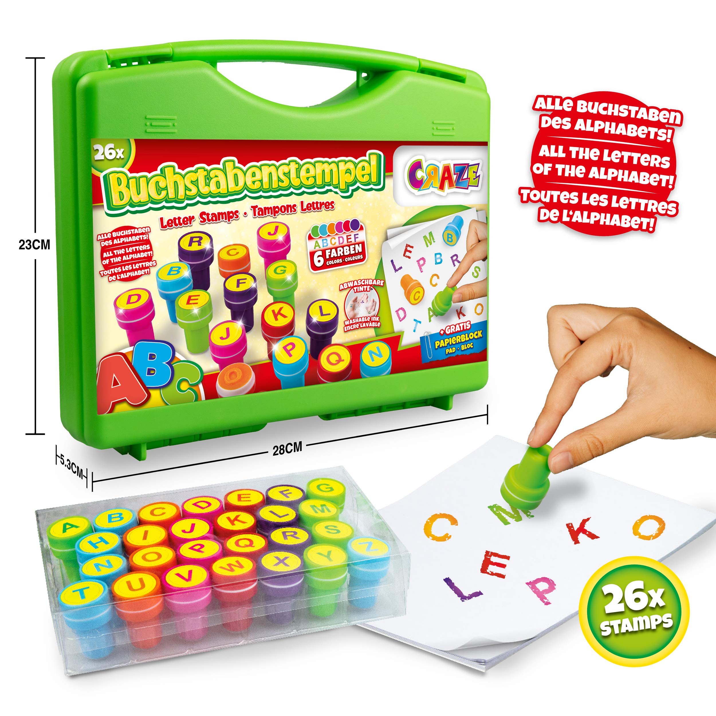 craze-diamondz-buchstaben-stempelkoffer-26-stempel-kinder image 3
