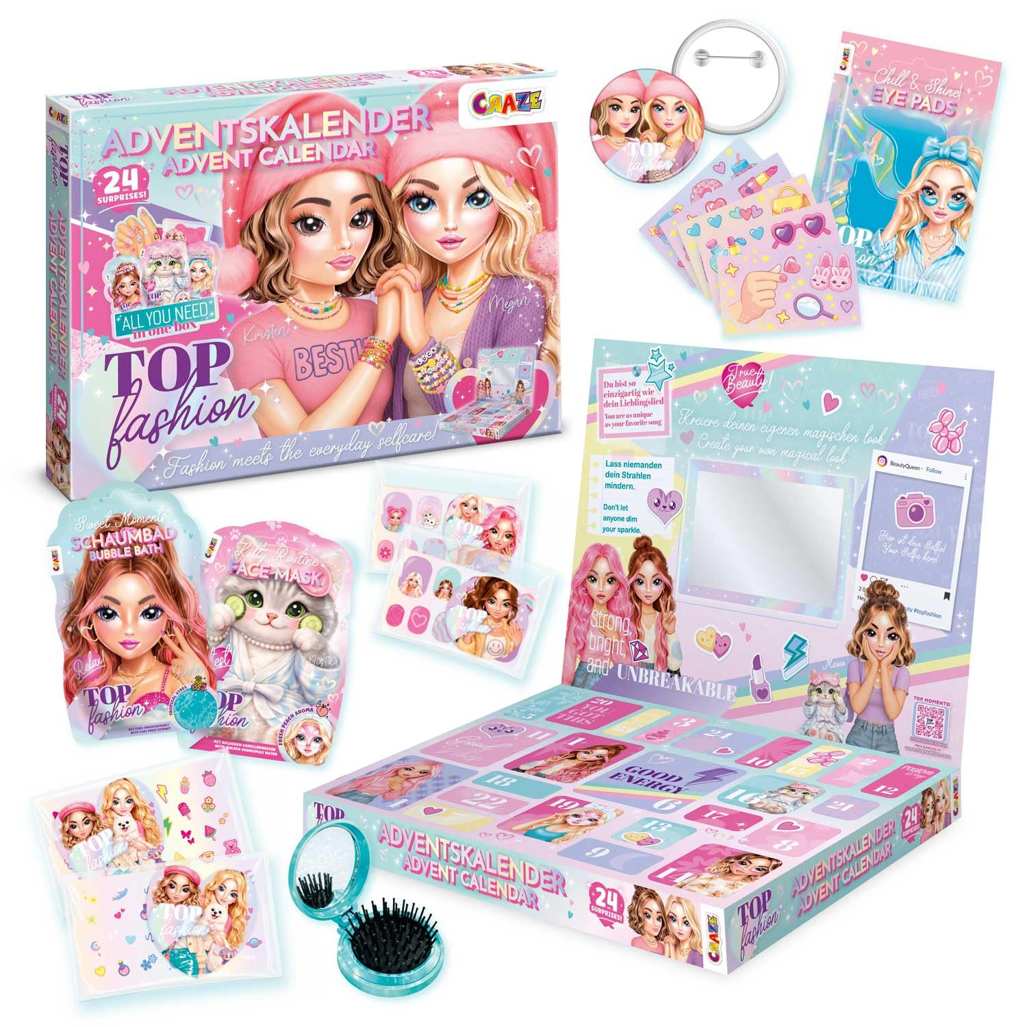 craze-top-fashion-adventskalender-2026-m-dchen-24-teilig-ab-6-jahre image 1