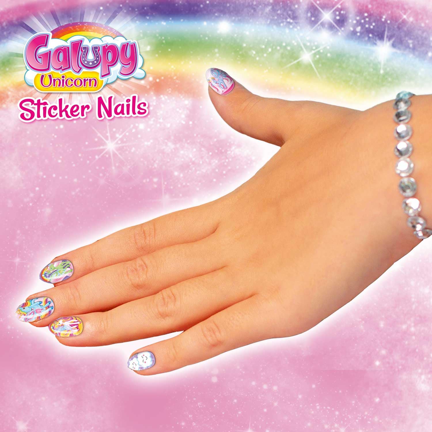 craze-galupy-unicorn-kindern-gel-zum-aufkleben-144er-pack-glitzer image 4