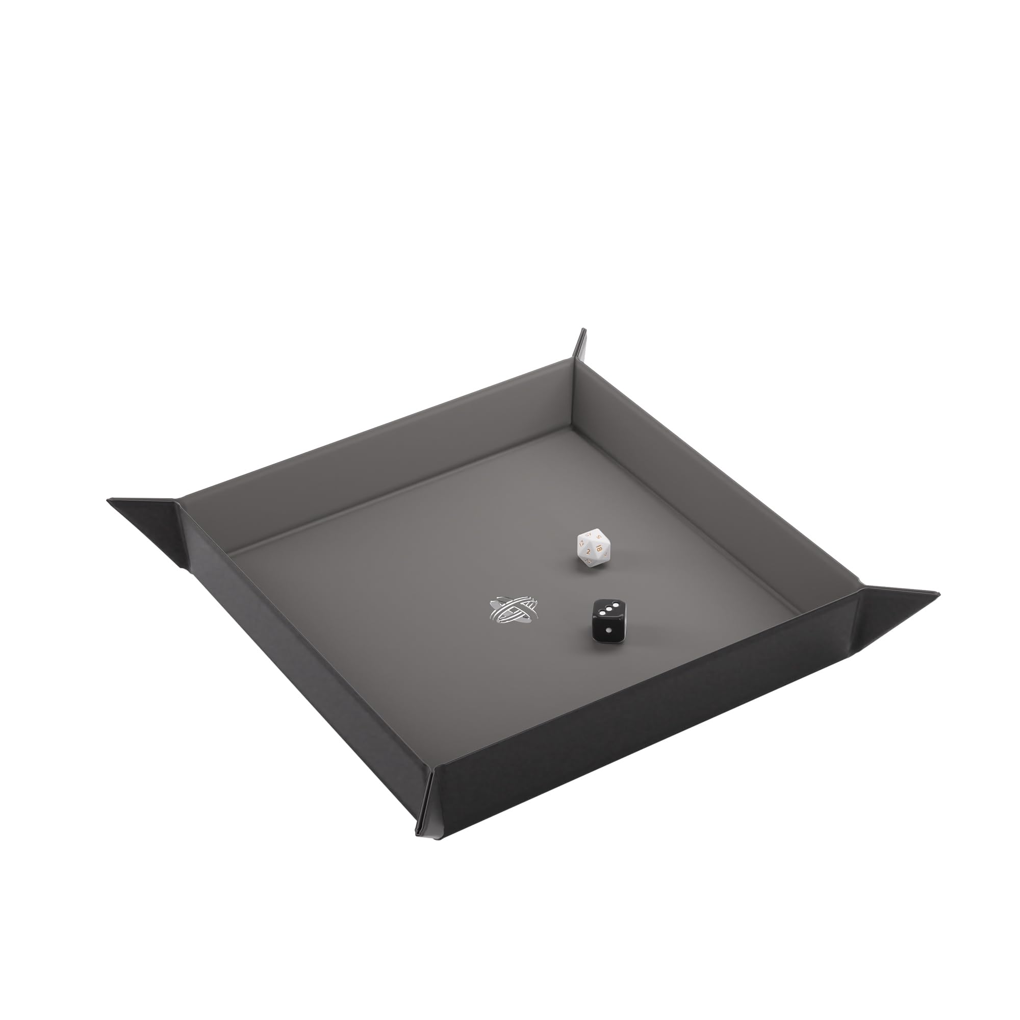 gamegenic-dice-tray-square-w-rfelschale-schwarz-grau image 3