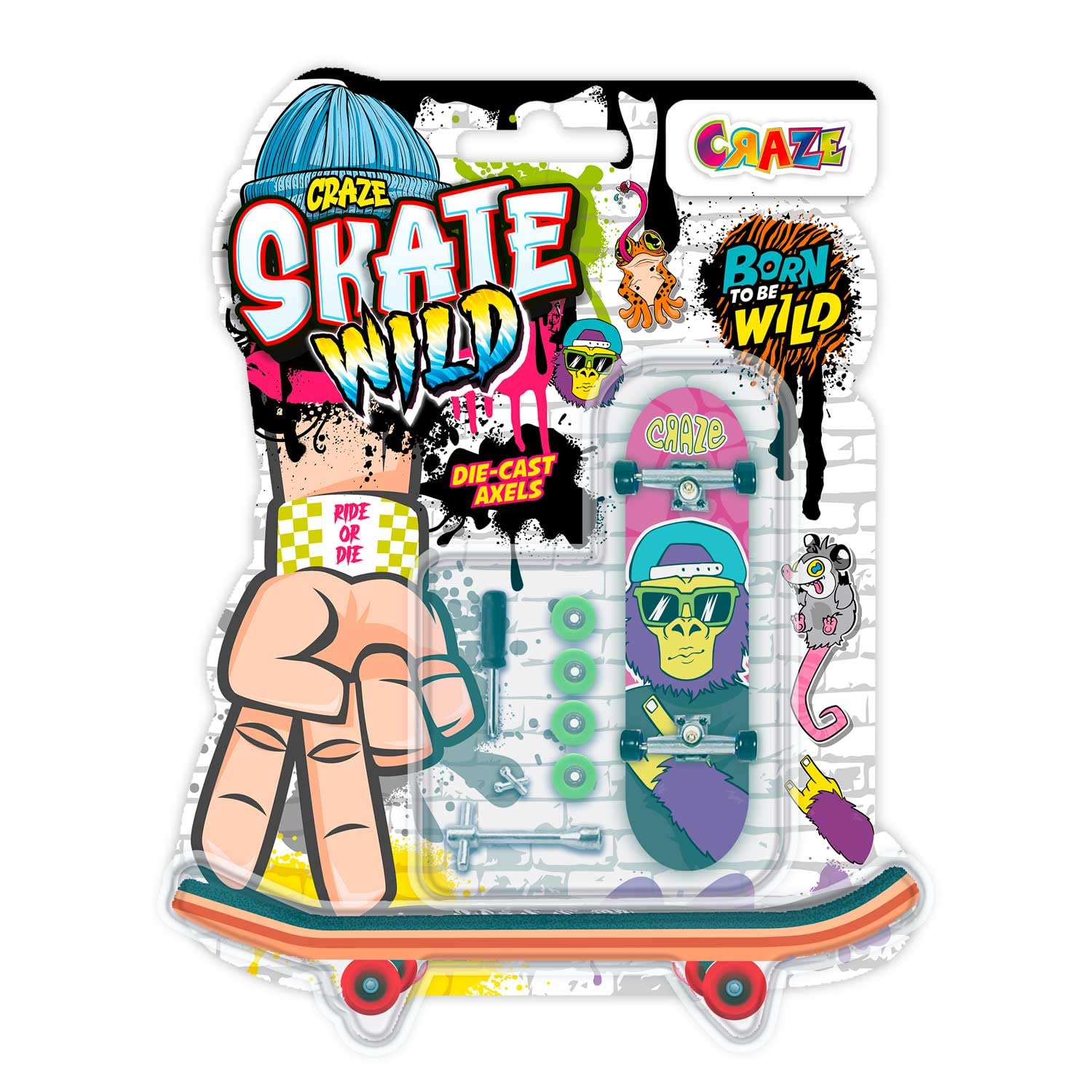 craze-skate-fingerboard-set-neon-edition-4-boards-mit-zubeh-r image 6