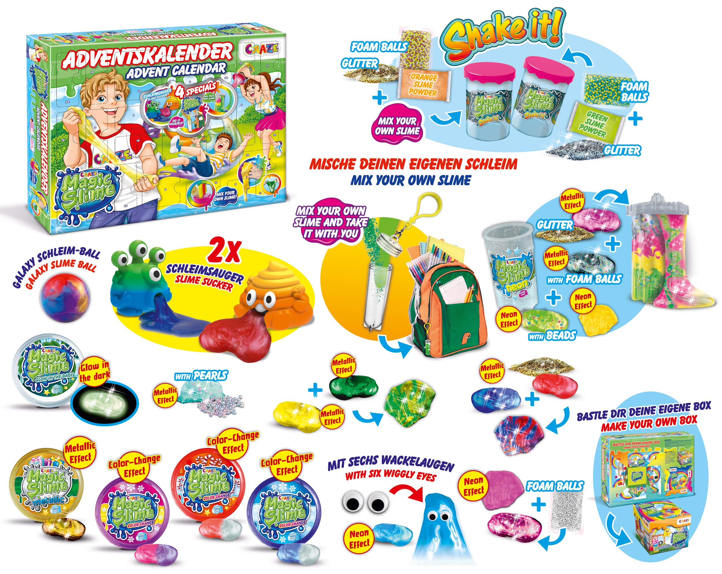 craze-magic-dough-adventskalender-magic-slime-24-t-rchen-ab-3 image 2