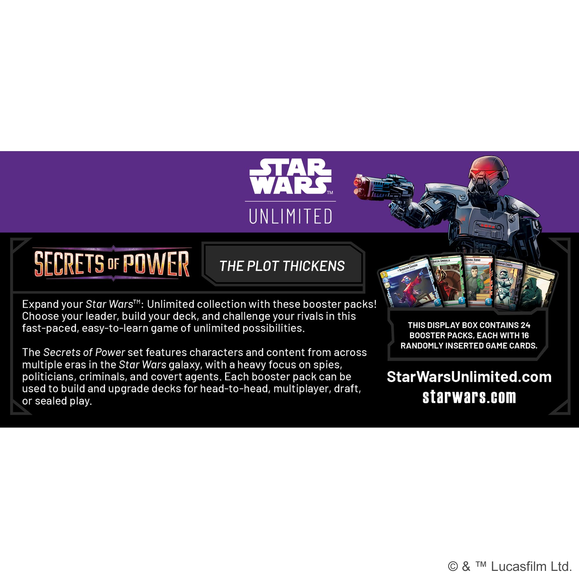 asmodee-star-wars-unlimited-secrets-of-power-tcg-display-24-booster image 4