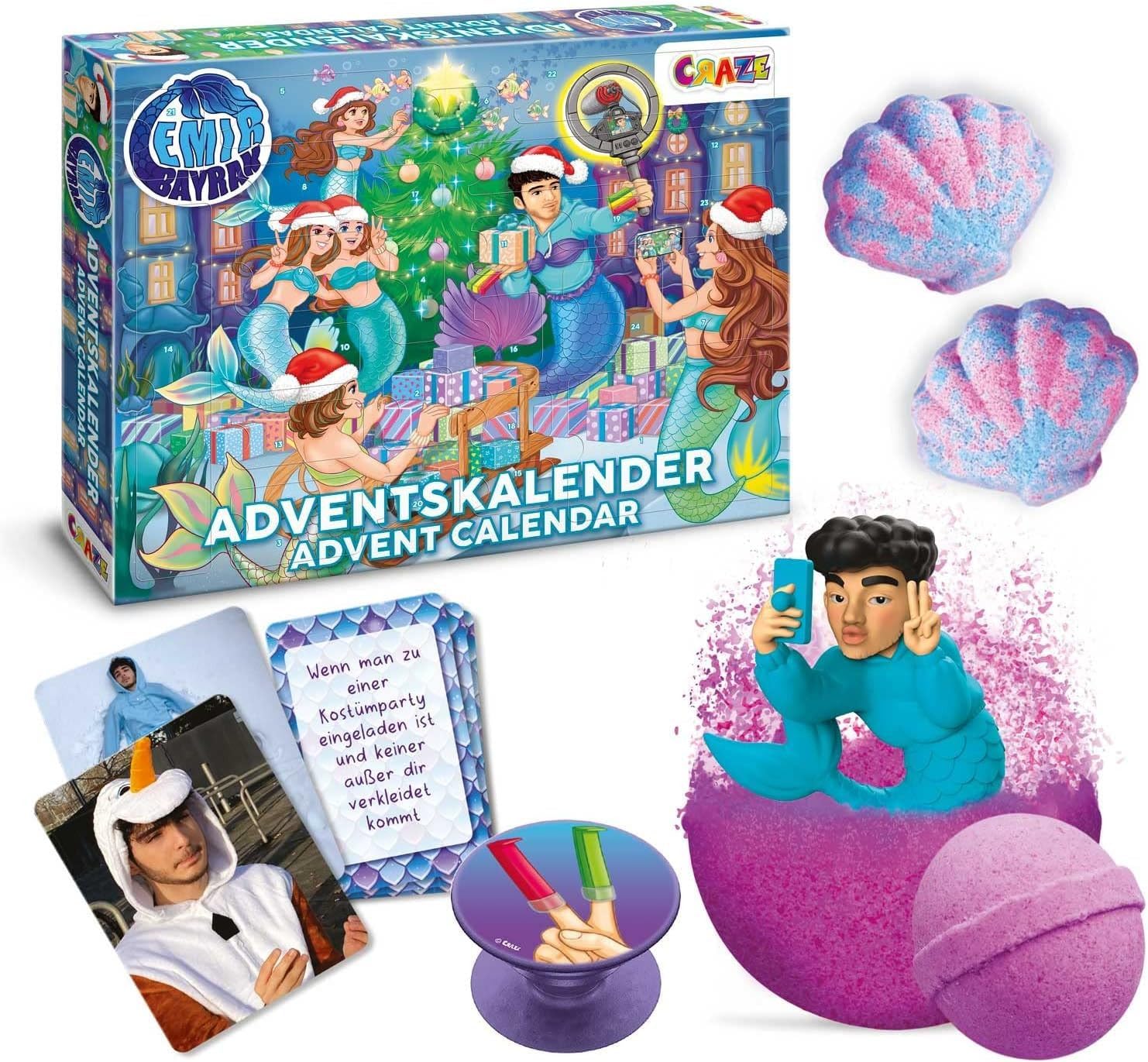 craze-emir-bayrak-adventskalender-mermaid-24-t-rchen-knete image 2