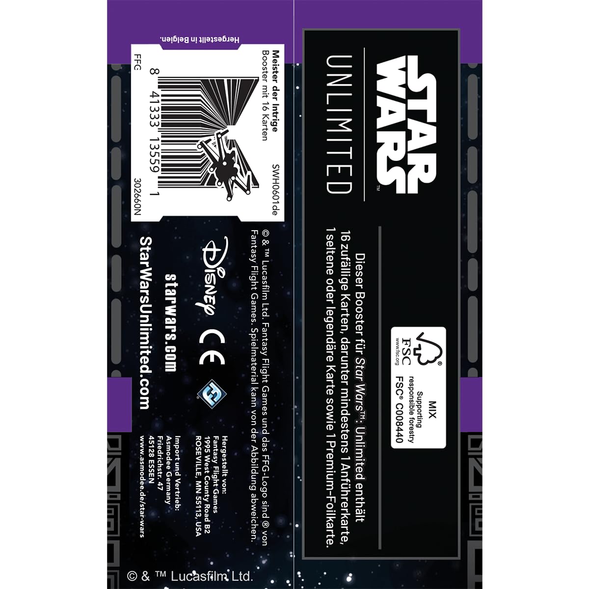asmodee-star-wars-unlimited-meister-der-intrige-tcg-booster-16-karten image 2