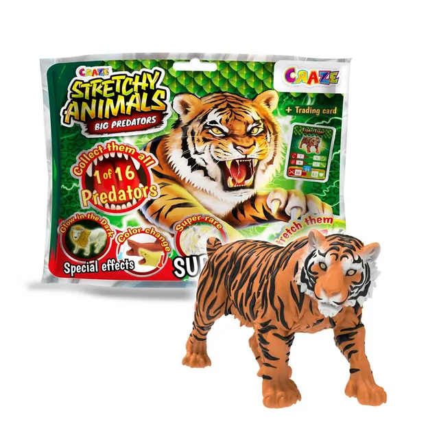 craze-stretchy-animals-big-predators-jumbo-gummitier-raubtiere image 1