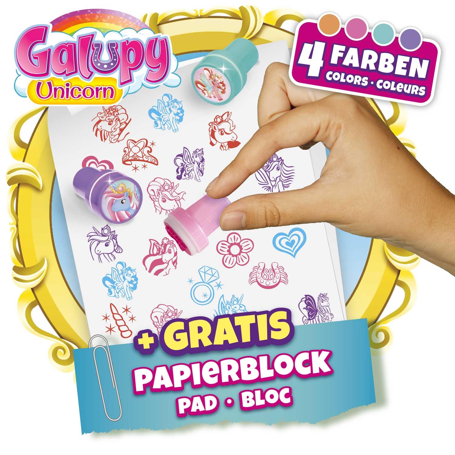 craze-galupy-unicorn-stempelset-20-stempel-koffer image 7