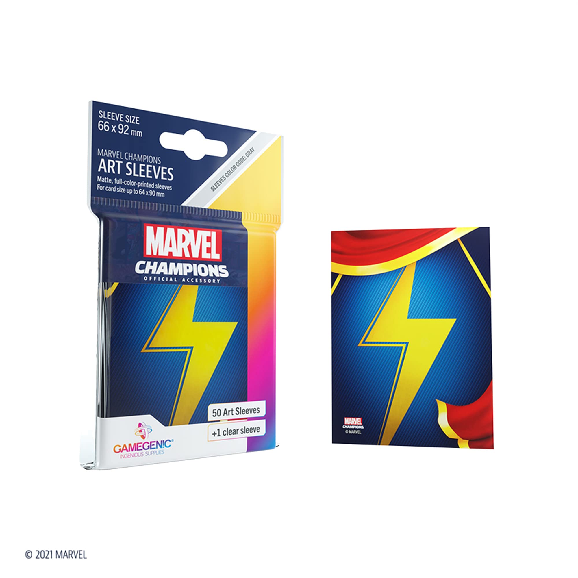 gamegenic-marvel-champions-ms-marvel-sleeves-50-kartenh-llen image 3