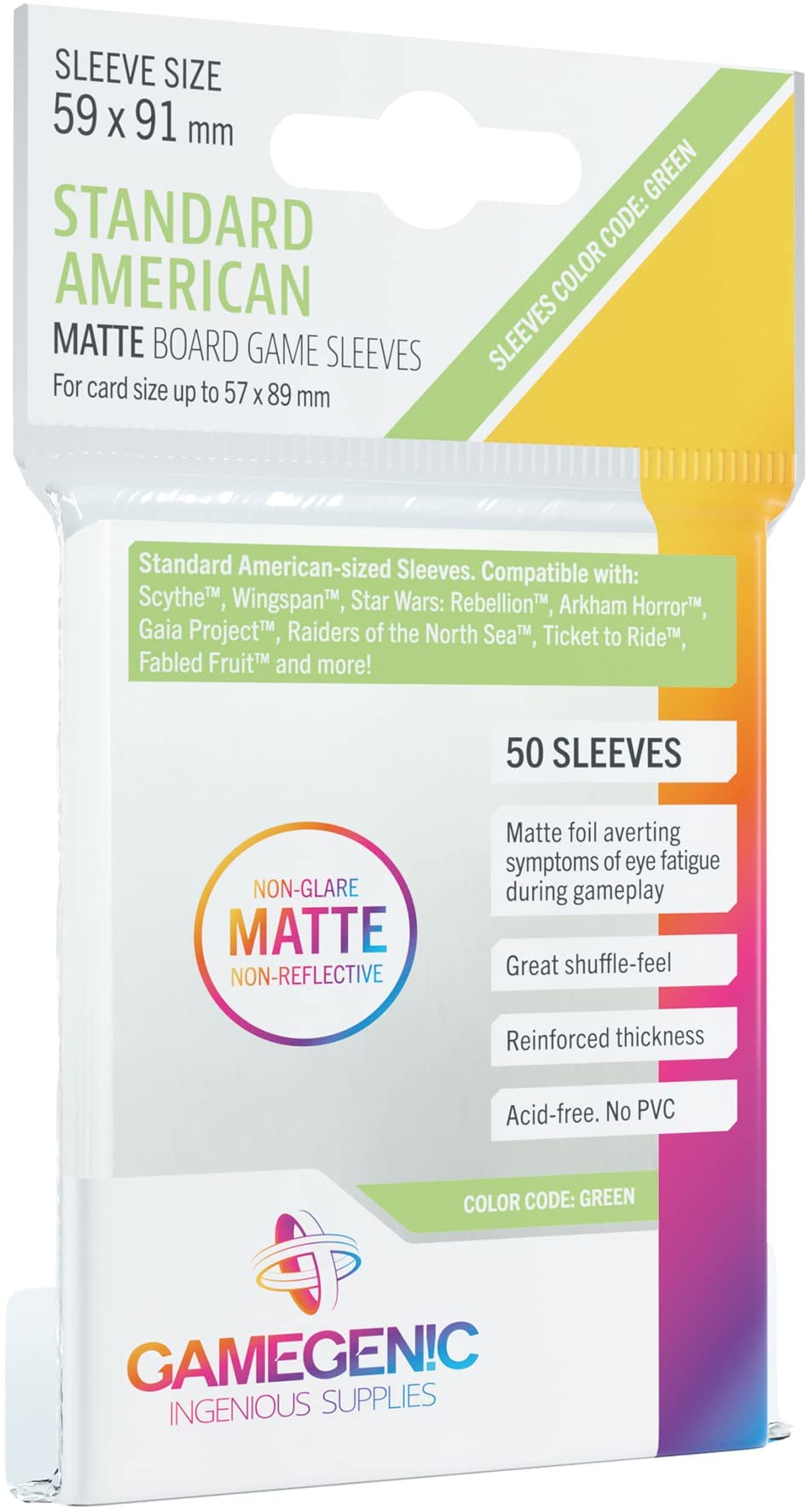 gamegenic-matte-standard-american-sleeves-40-90-st-ck image 2