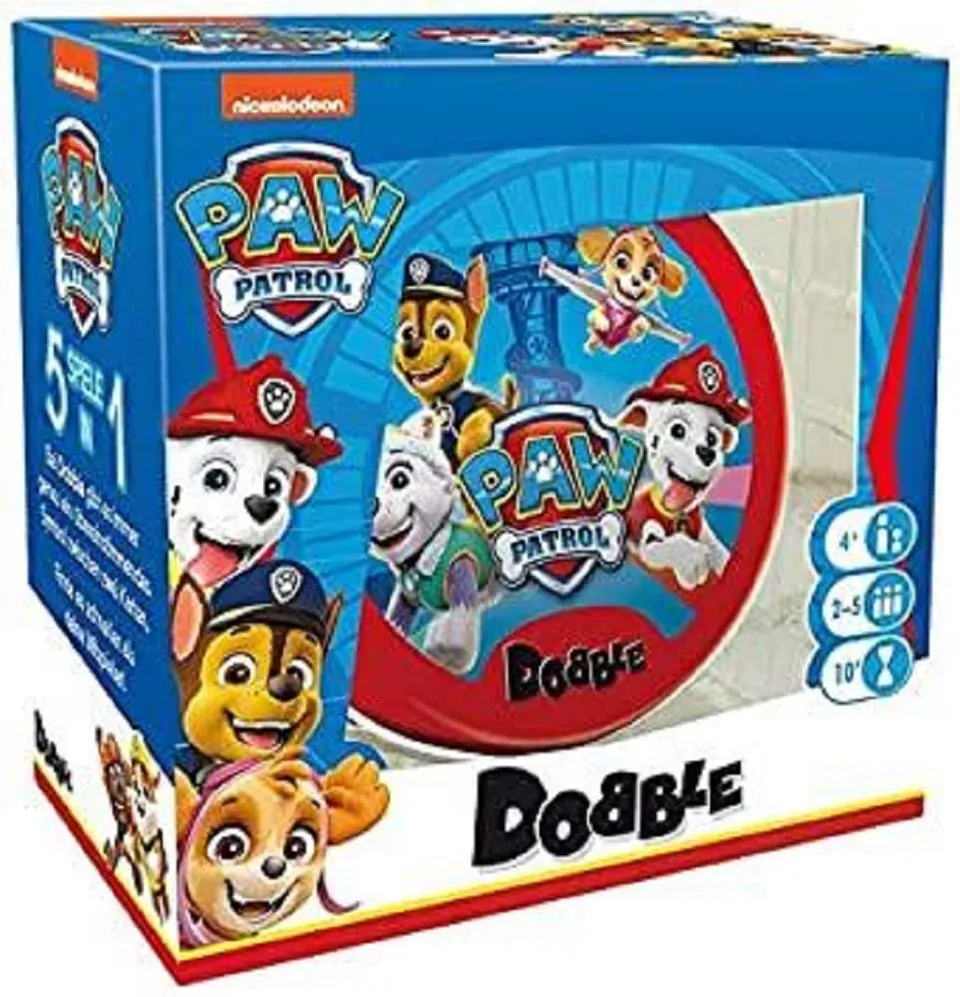 dobble-paw-patrol-kartenspiel-eco-sleeve-30-karten-ab-6-jahren image 1