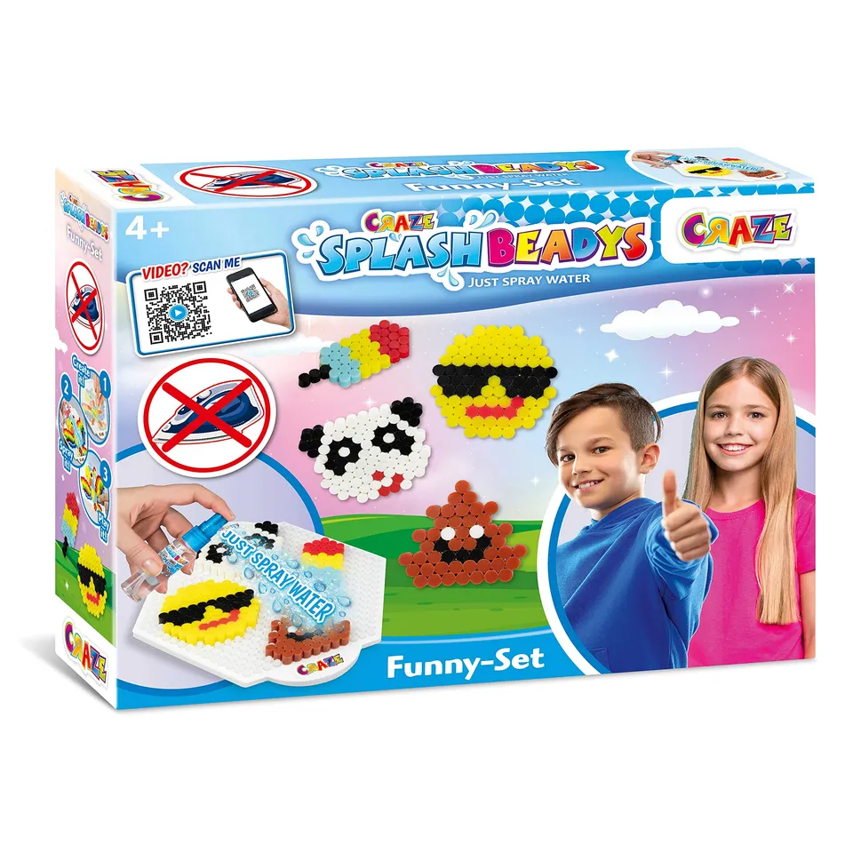 craze-splash-beadys-funny-set-bastelset-smiley-panda-eis image 1