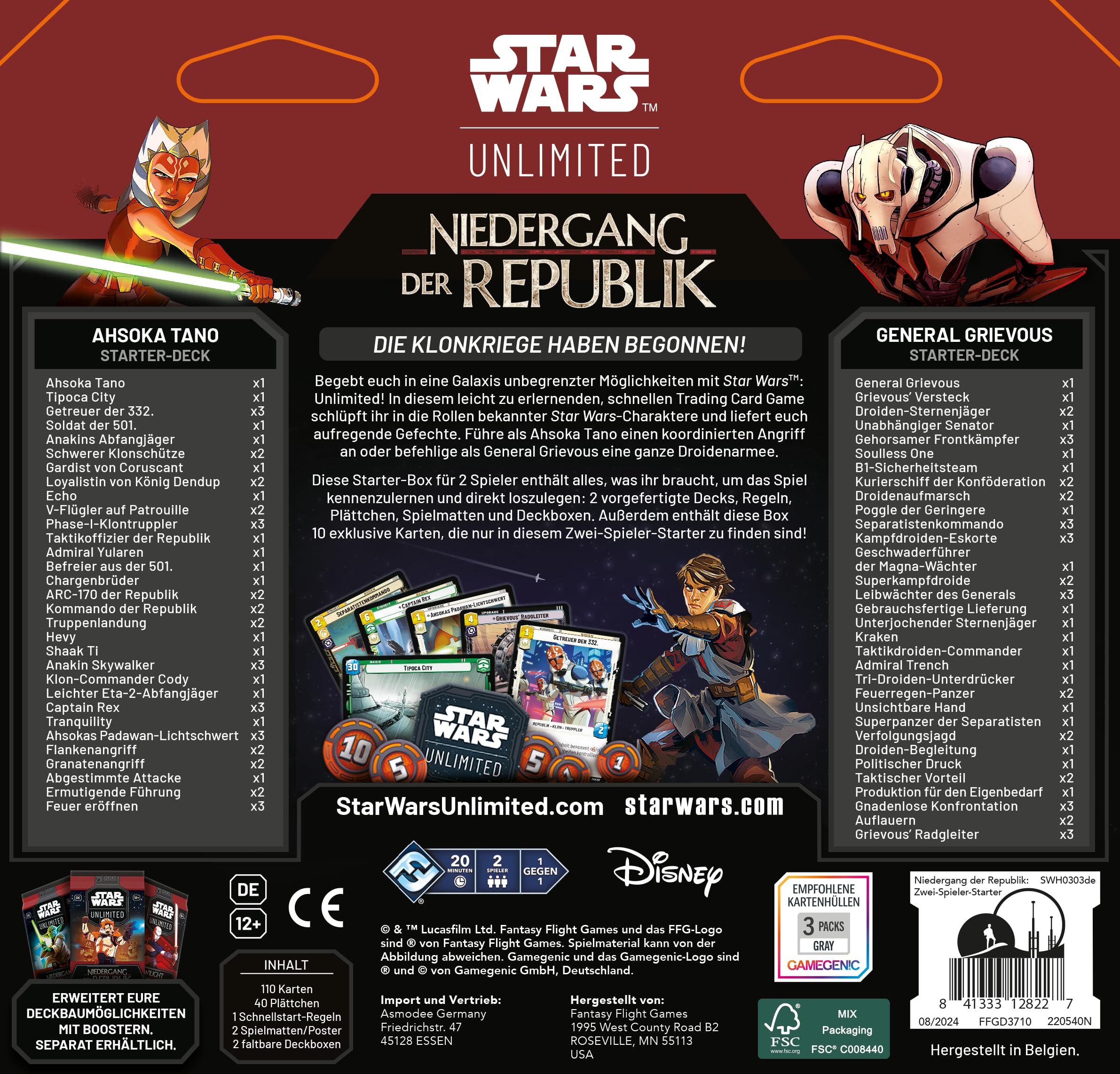 star-wars-unlimited-niedergang-der-republik-zwei-spieler-starter-tcg image 4