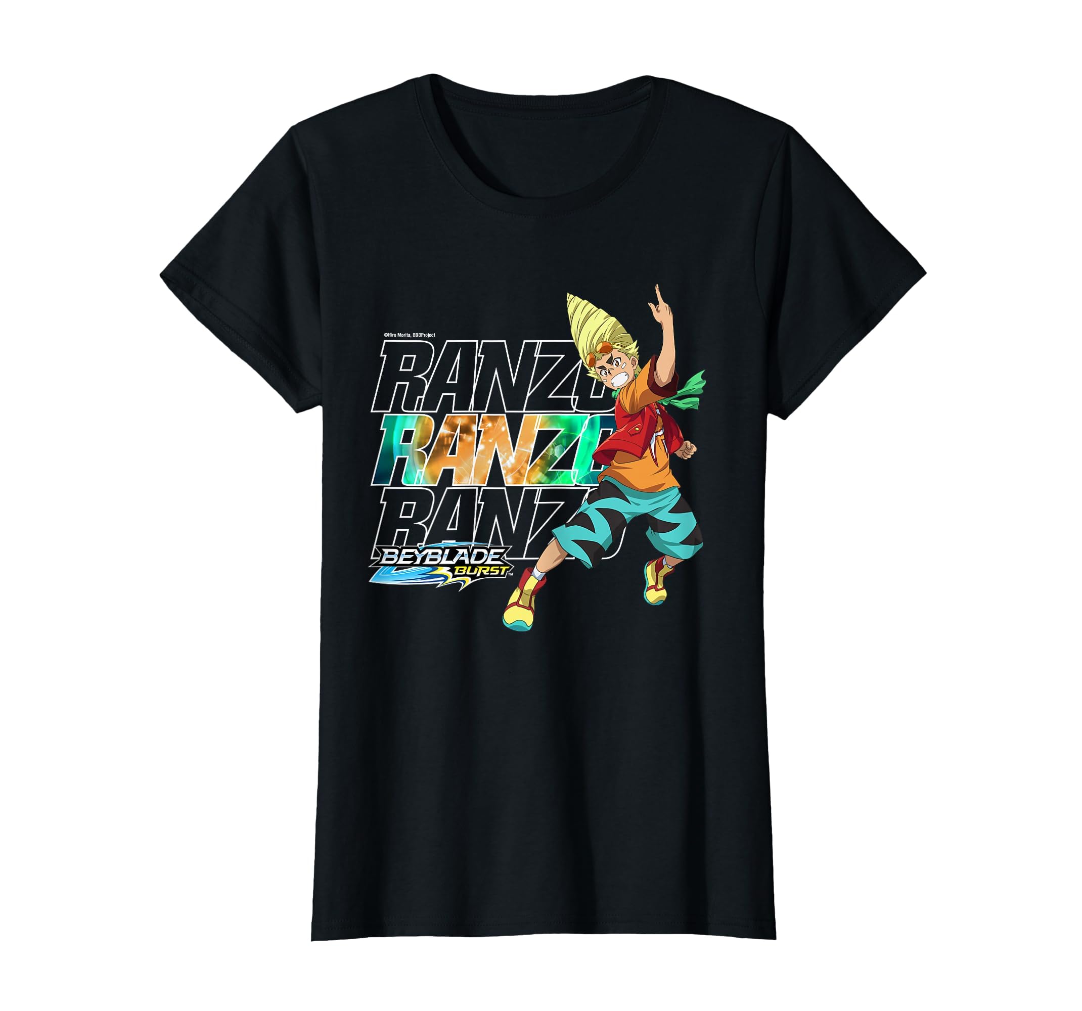 beyblade-burst-quaddrive-ranzo-t-shirt-schwarz-herren image 4