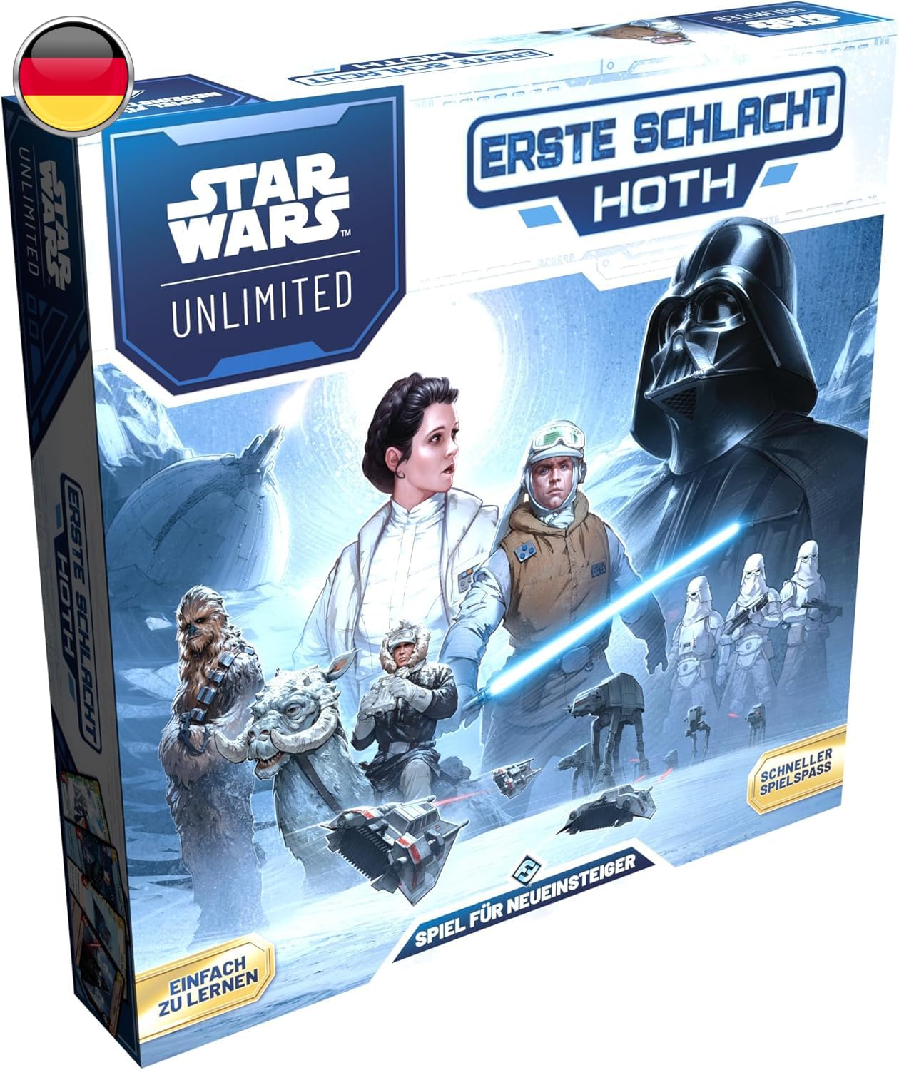 asmodee-star-wars-unlimited-erste-schlacht-hoth-kartenspiel-starter image 1