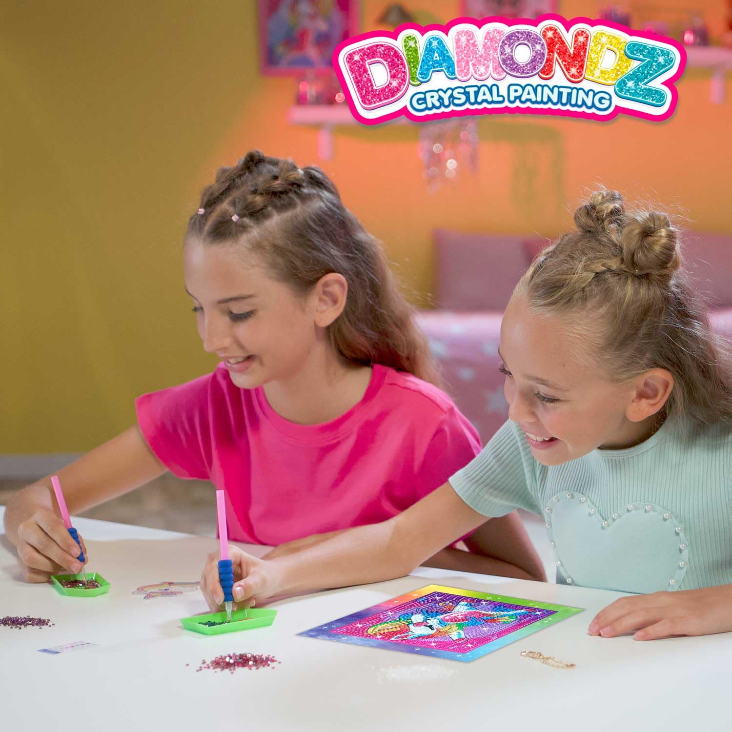 craze-diamondz-crystal-painting-starter-set-einhorn-mit-rahmen image 4