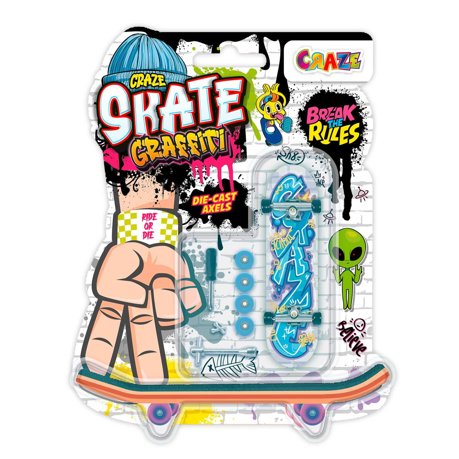 craze-skate-fingerboard-set-neon-edition-4-boards-mit-zubeh-r image 7