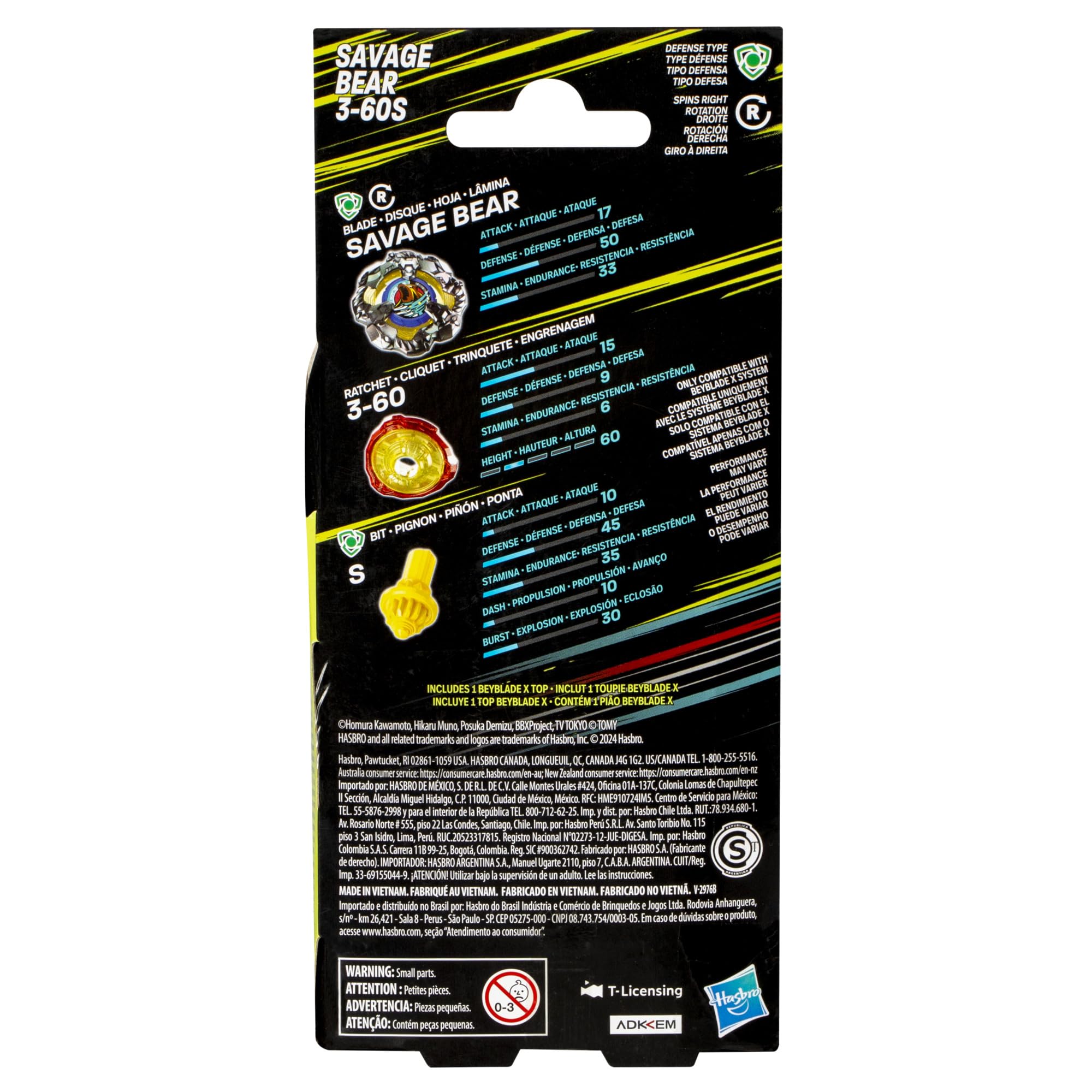 beyblade-x-savage-bear-3-60s-booster-single-pack-kreisel image 4