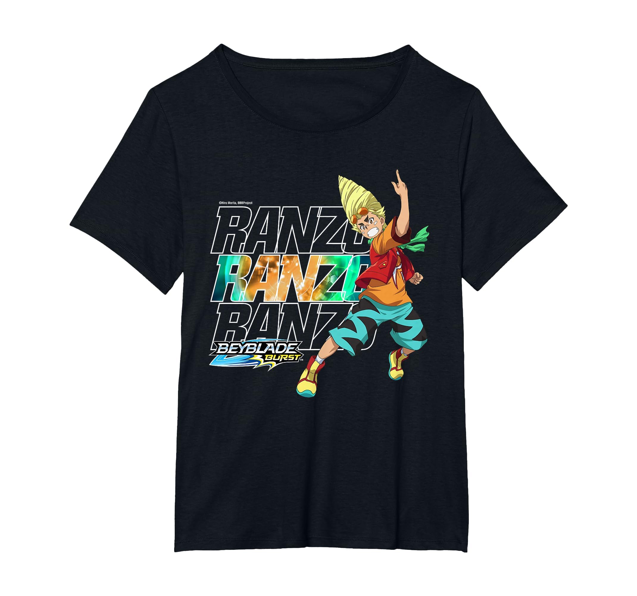 beyblade-burst-quaddrive-ranzo-t-shirt-schwarz-herren image 3