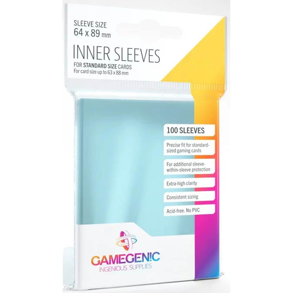 gamegenic-inner-sleeves-transparent-100-st-ck-standard image 1