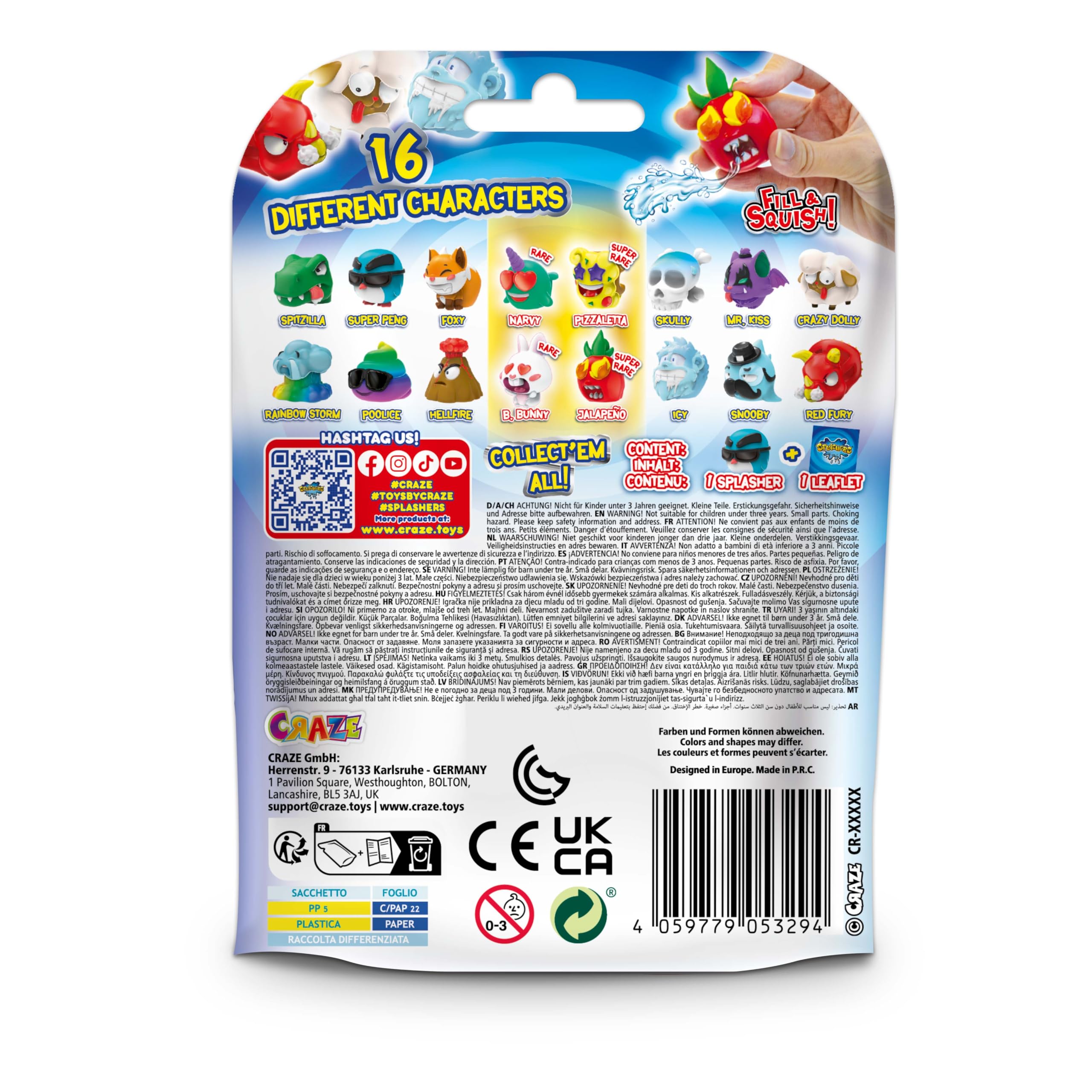 craze-splashers-wasserspritztiere-18er-pack-badewannenspielzeug image 4