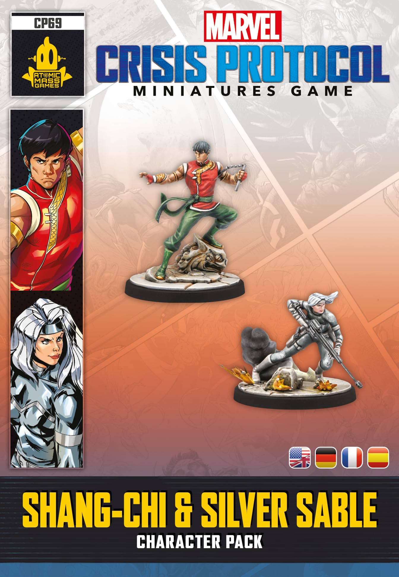 marvel-crisis-protocol-shang-chi-silver-sable-character-pack image 2