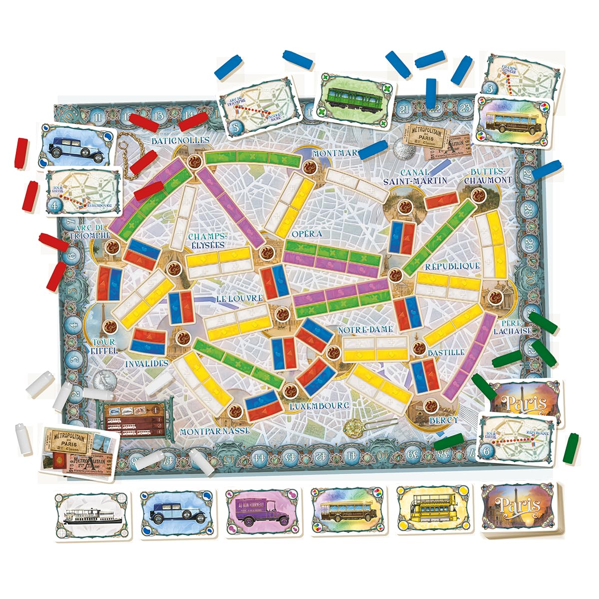 days-of-wonder-zug-um-zug-paris-brettspiel-2-4-spieler-ab-8-jahren image 5
