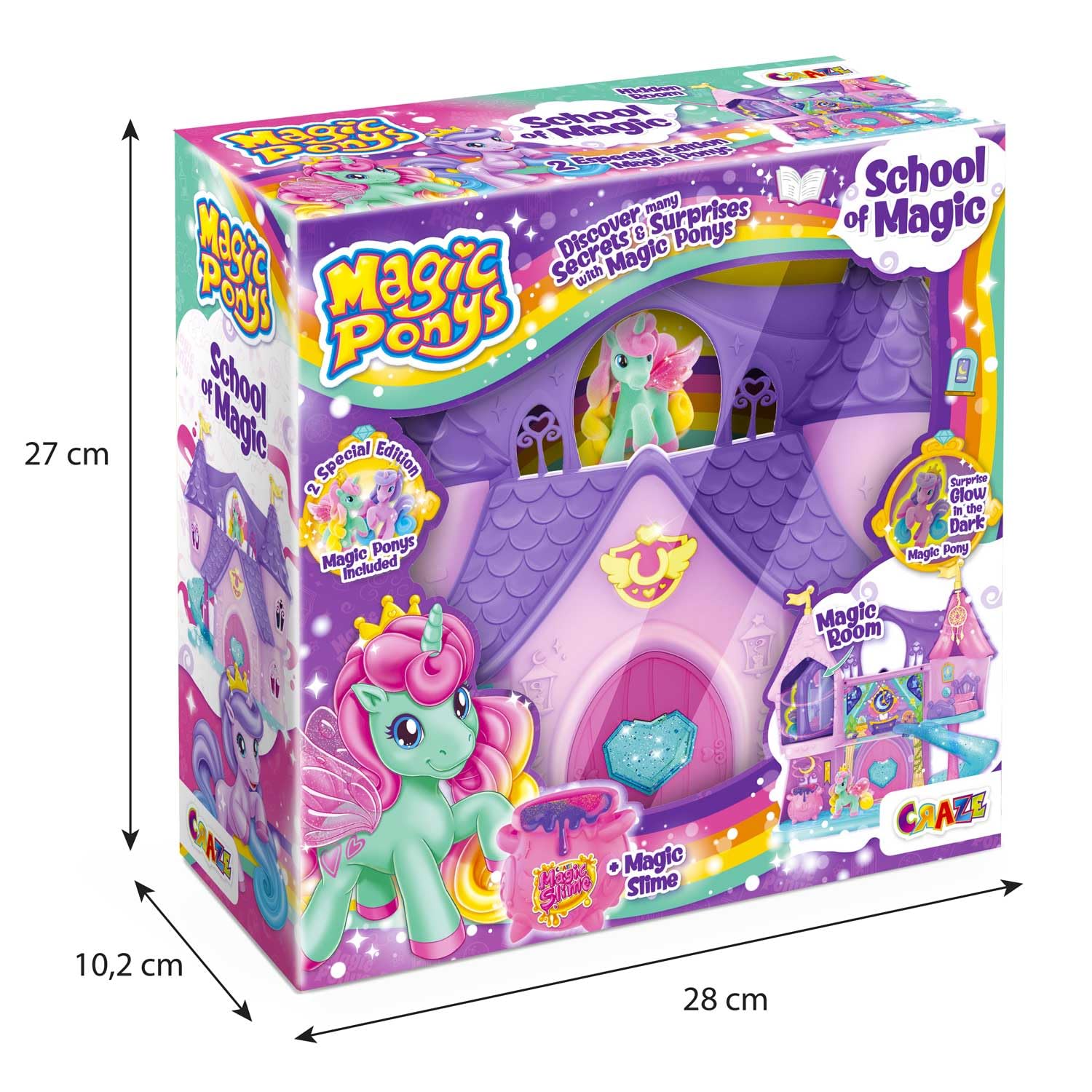 craze-galupy-unicorn-school-of-magic-spielset-mit-2-ponys image 6