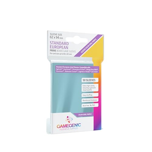 gamegenic-prime-standard-european-sleeves-50-transparent image 3
