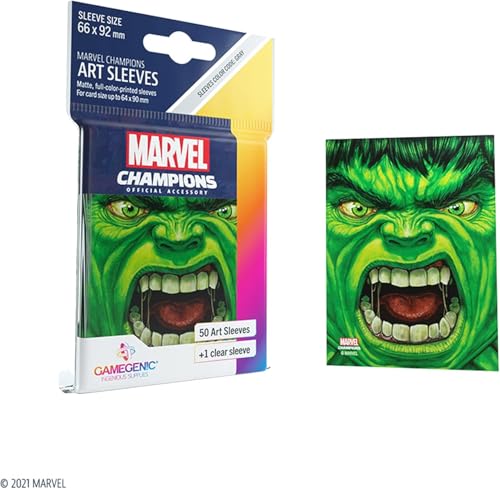gamegenic-marvel-champions-hulk-kartenh-llen-50-1-matt-grau image 8