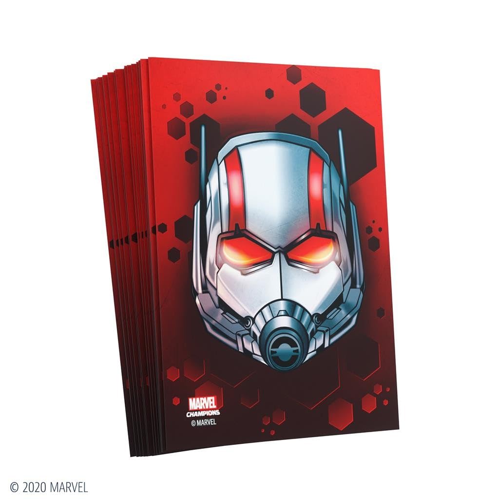 gamegenic-marvel-champions-sleeves-ant-man-66x92-grau-50-st-ck image 3