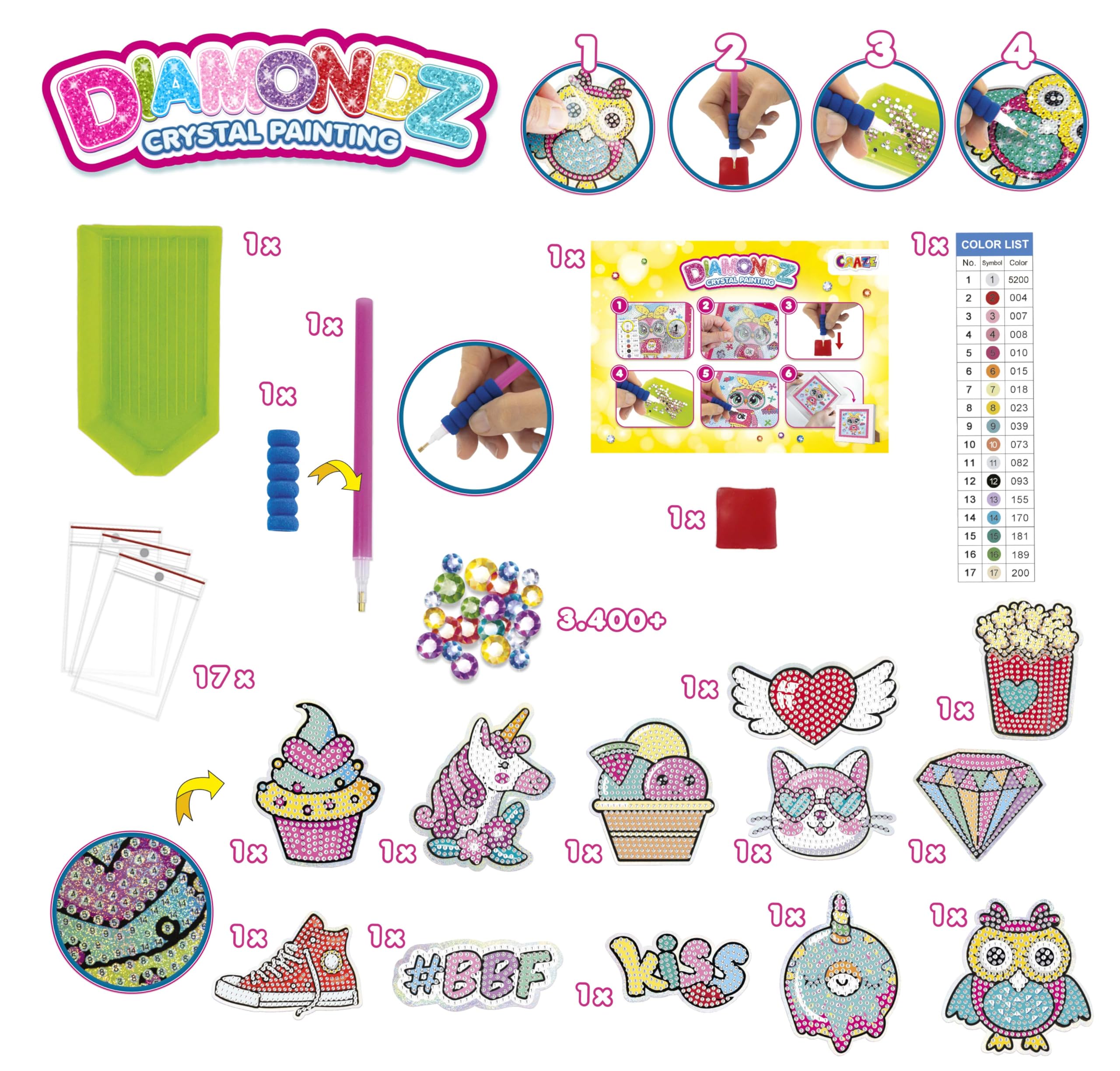 craze-diamondz-mega-set-sticker-xl-diamond-painting-12-sticker image 7