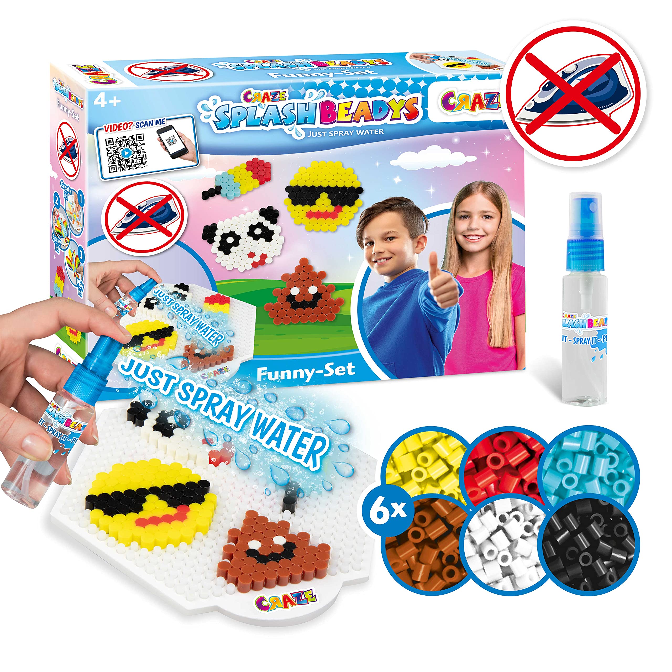 craze-splash-beadys-funny-set-bastelset-smiley-panda-eis image 3