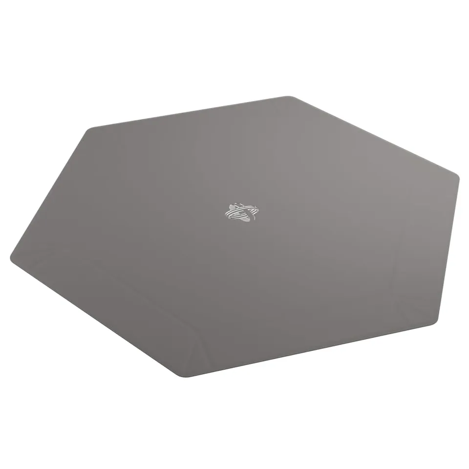 gamegenic-magnetic-dice-tray-hexagonal-w-rfelschale-schwarz-grau image 1